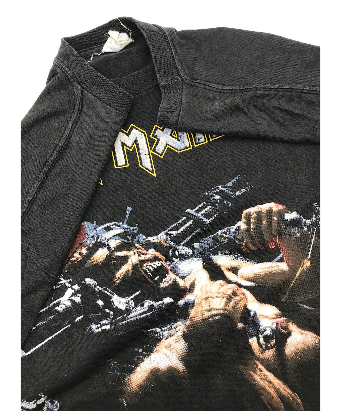 [เสื้อผ้าวินเทจ] เสื้อยืดวงดนตรี Maiden Iron Maiden 90