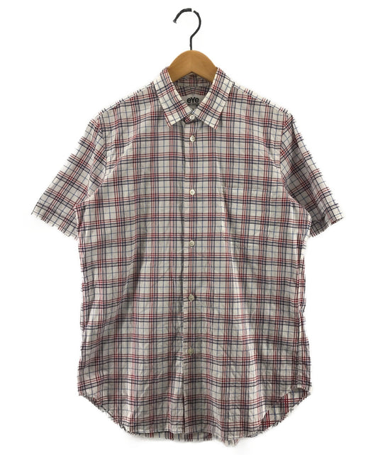 눈 Comme Des Garcons Junya Watanabe Man Short Sleeve Check Shirt Wi-B911