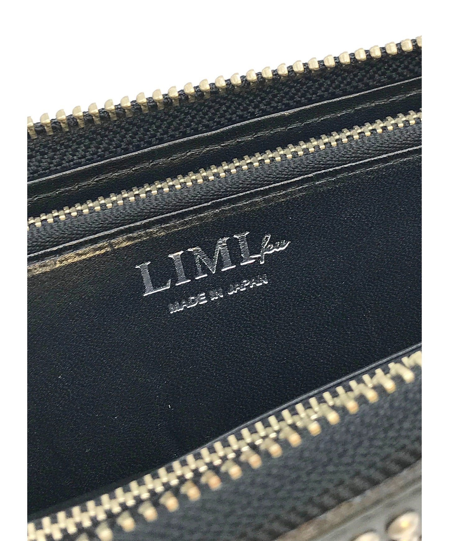 Limi Feu Studded Round Zip Wallet / Long Wallet