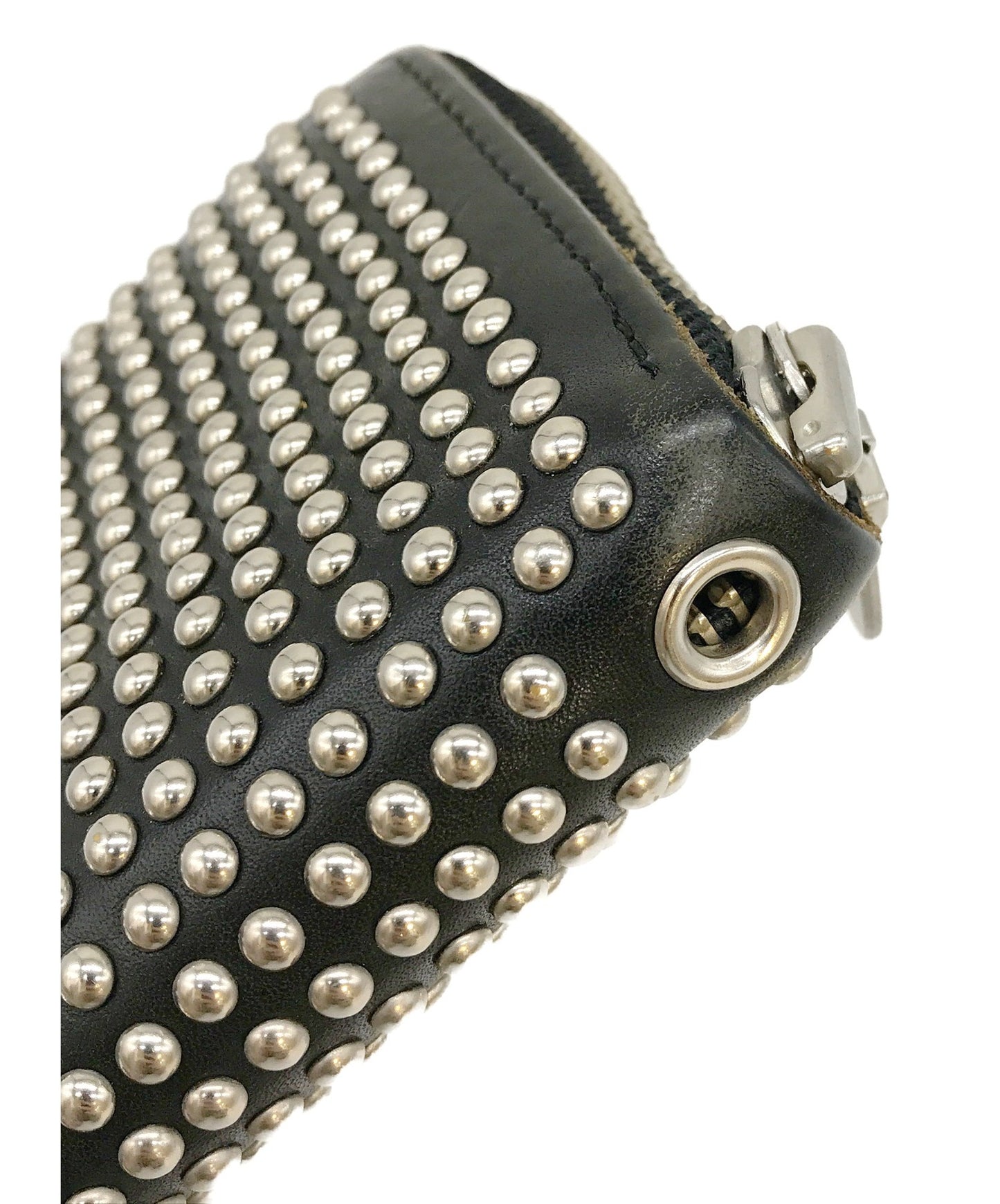 Limi Feu Studded Round Zip Wallet / Long Wallet