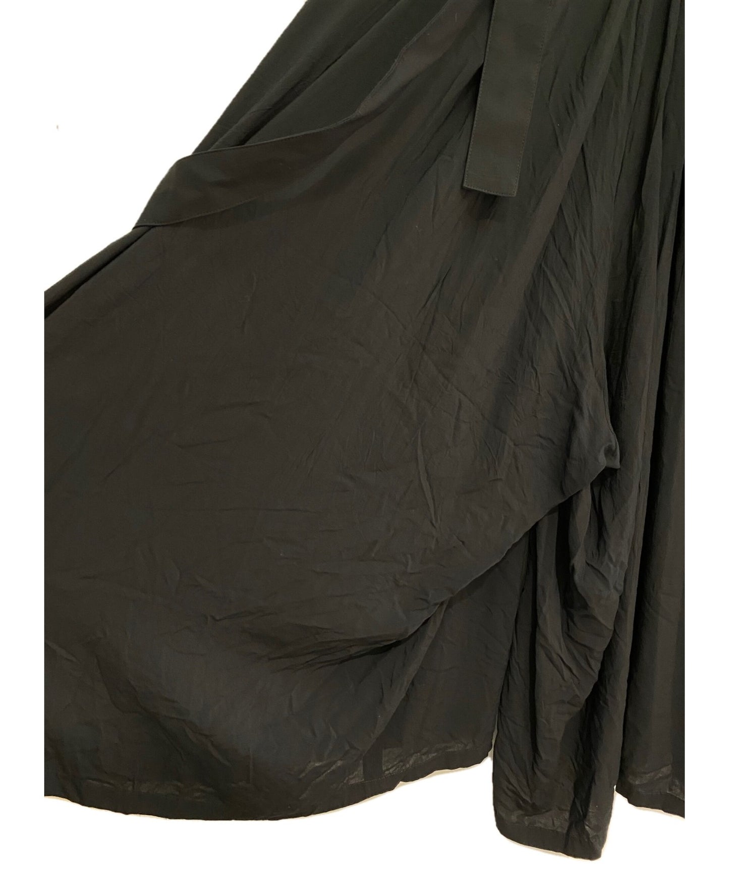 Yohji Yamamoto Pour Homme 20SS人造丝Spun草坪扭曲的裤裤HN-P15-201