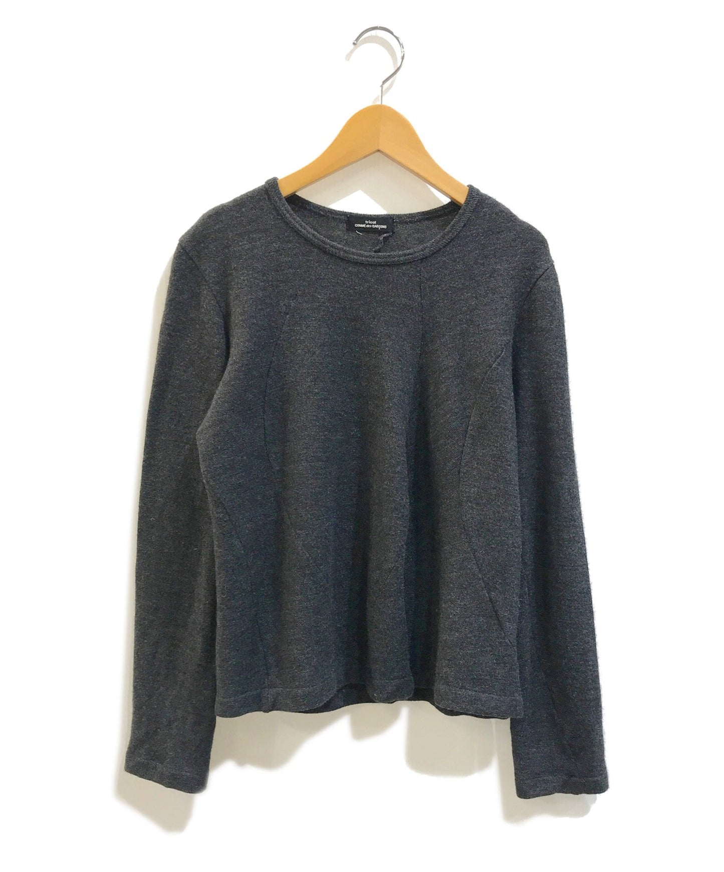 TRICOT Comme des Garcons แผงแบบอสมมาตรถัก TH-T044