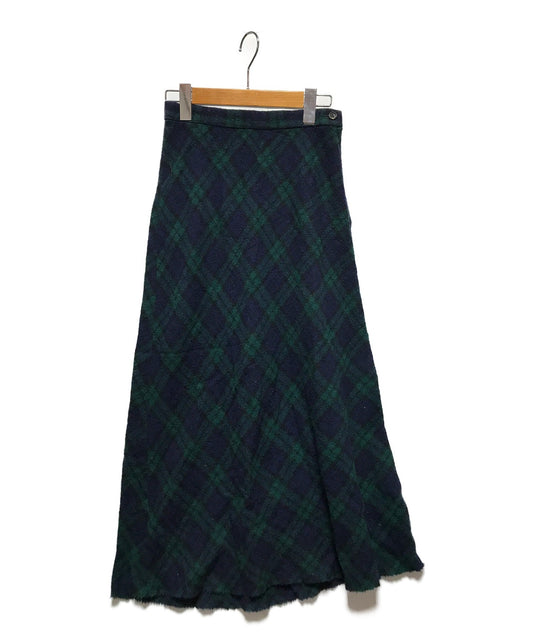 [Pre-owned] tricot COMME des GARCONS tartan plaid long skirt TS-07016S