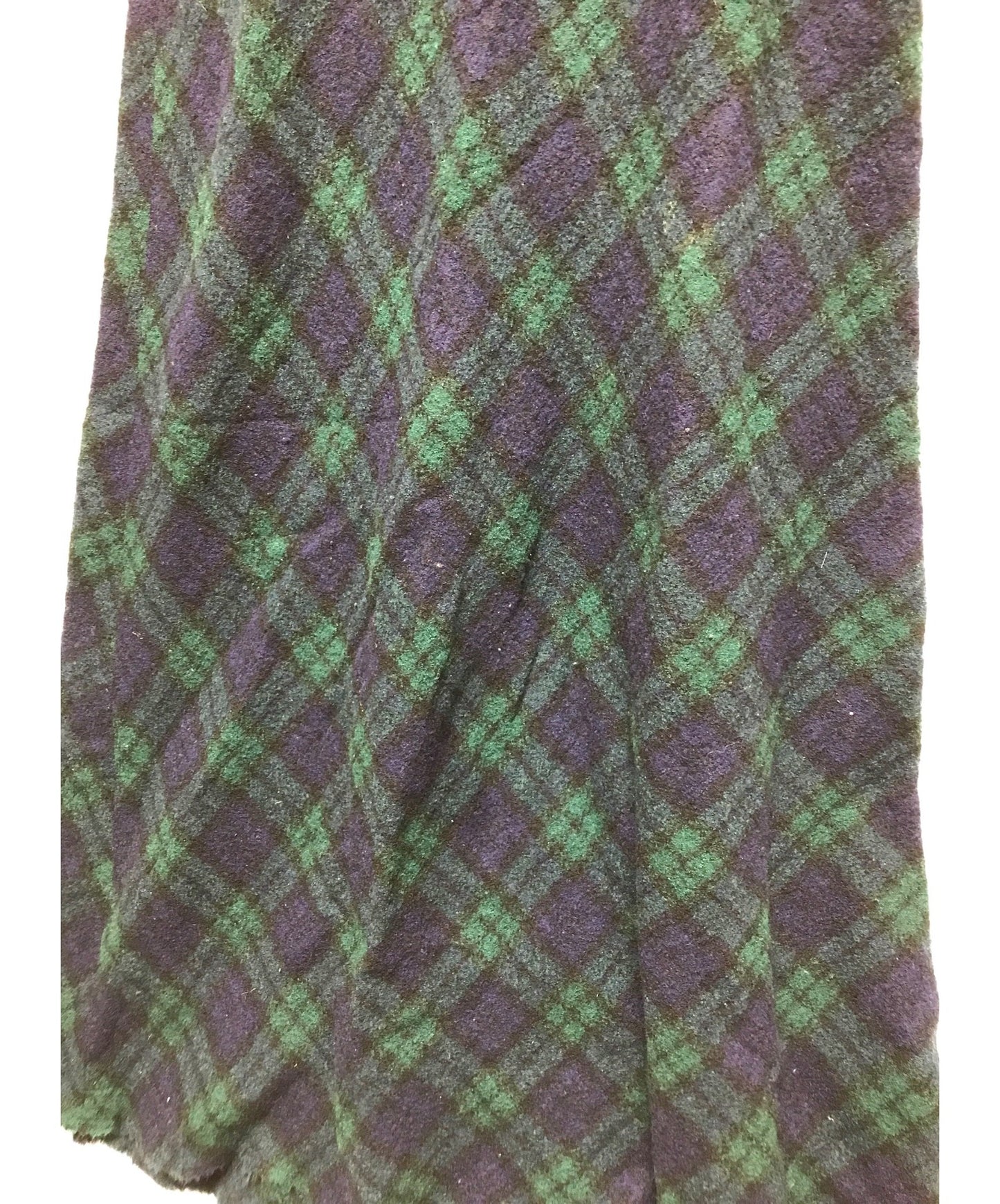 [Pre-owned] tricot COMME des GARCONS tartan plaid long skirt TS-07016S