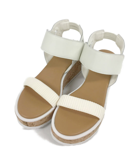 주름 Pleats Pleats Wedge Sandals / Pleated Edge Sandals / Velcro Sandal