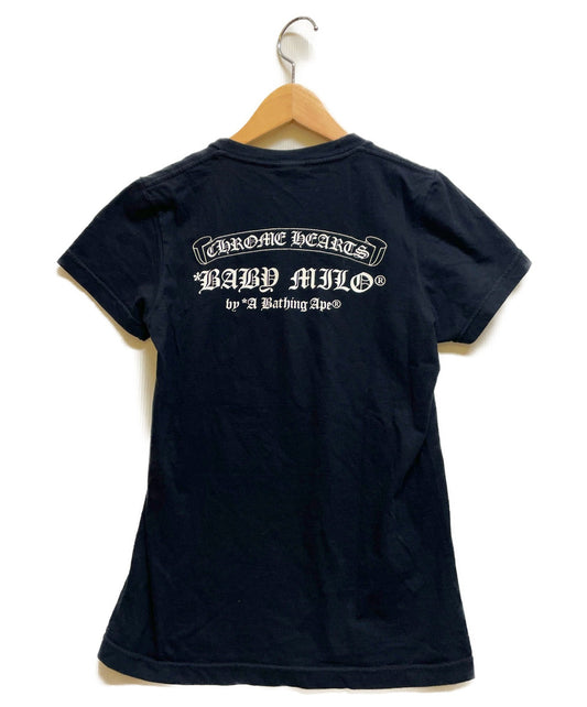 [Pre-owned] CHROME HEARTS x A BATHING APE Milo Logo Print T-Shirt