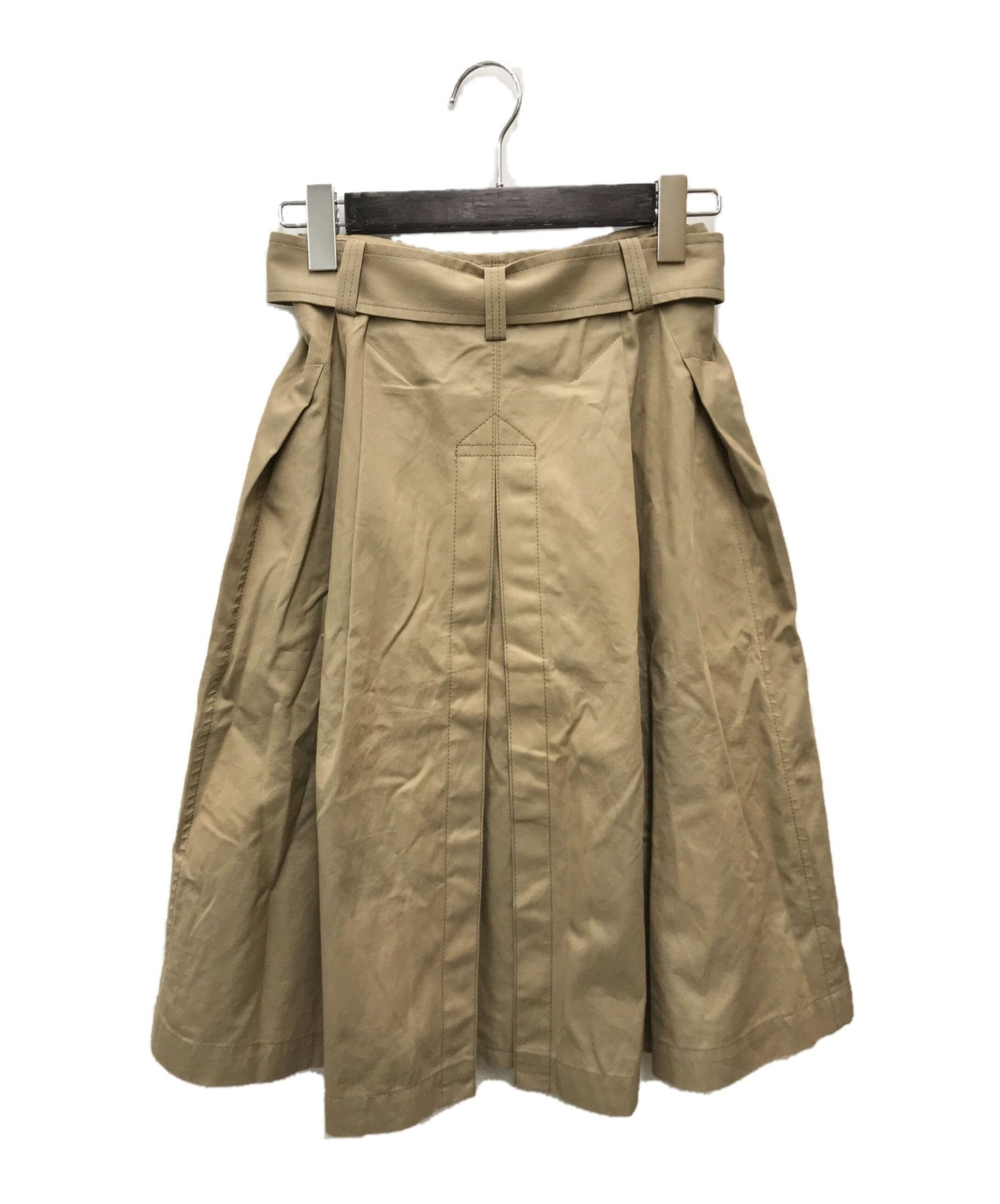 [Pre-owned] COMME des GARCONS JUNYA WATANABE Back Tuck Trench Design Skirt AC2016 JS-S032