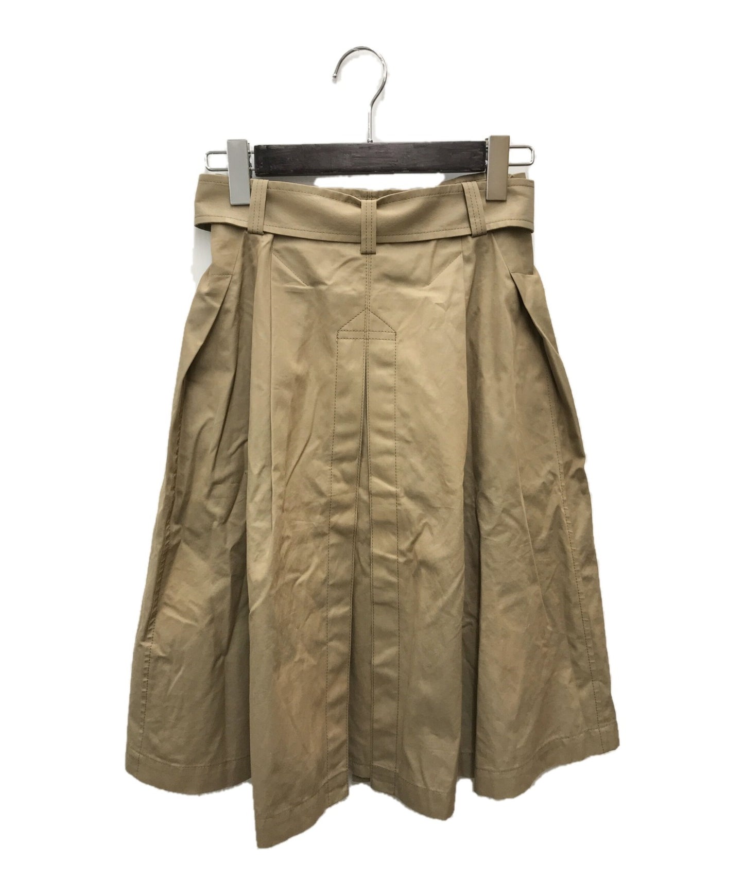 COMME DES GARCONS JUNYA WATANABE背部Tuck Trench Design Skirt AC2016 JS-S032