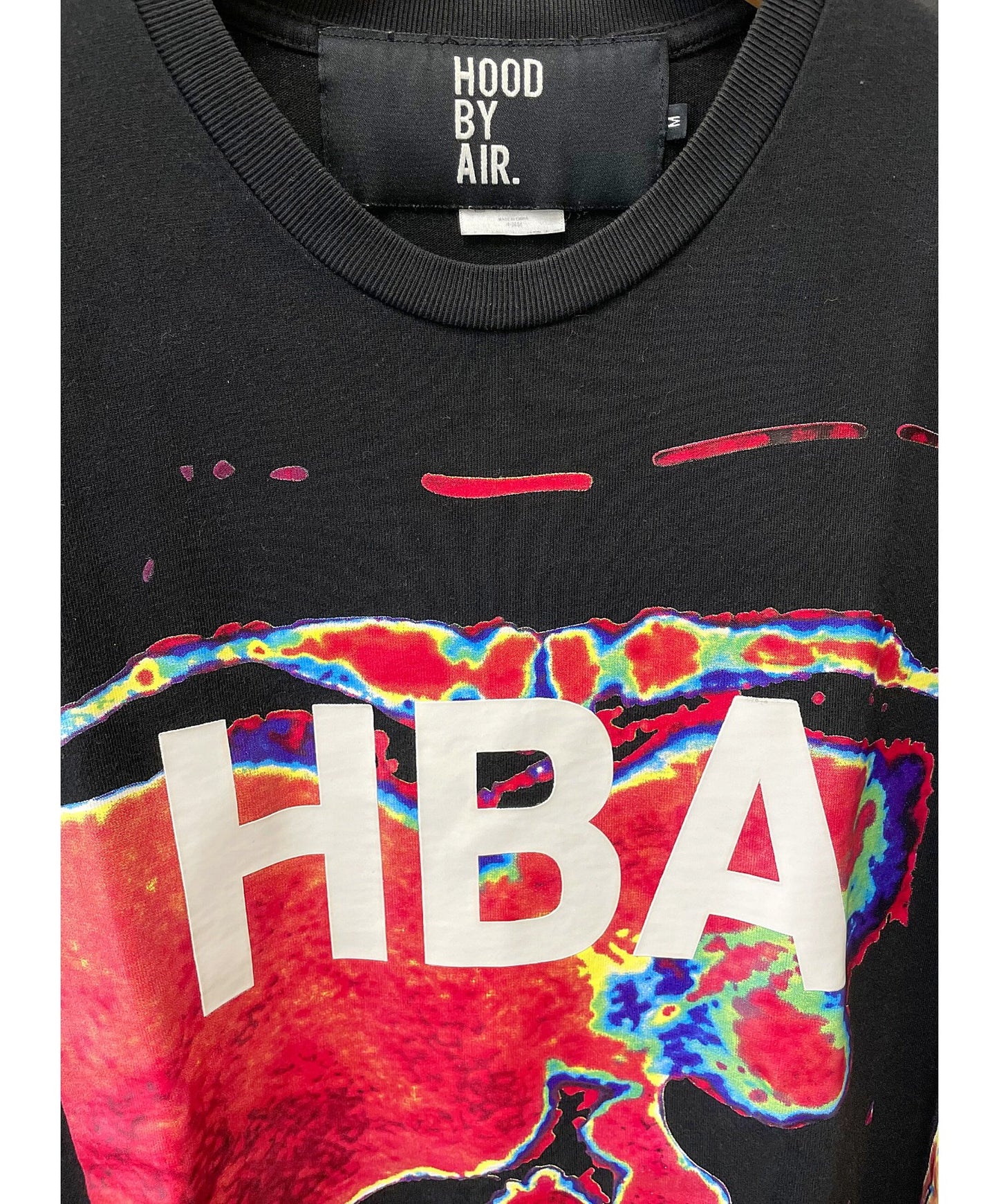 Hood By Air Black Monitor Sleeve T-Shirt