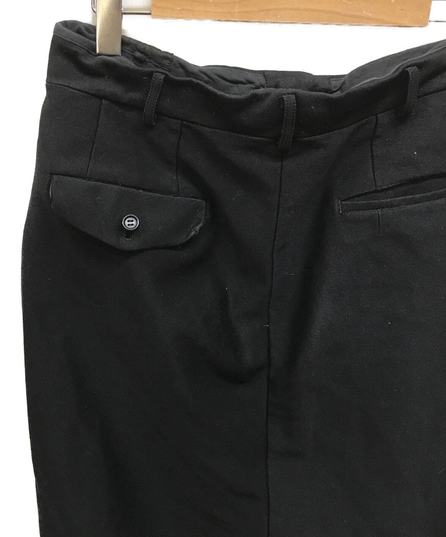Comme des Garcons Homme ย้อมผลิตภัณฑ์ sarouel tuck tuck tuck กางเกง HD-P019