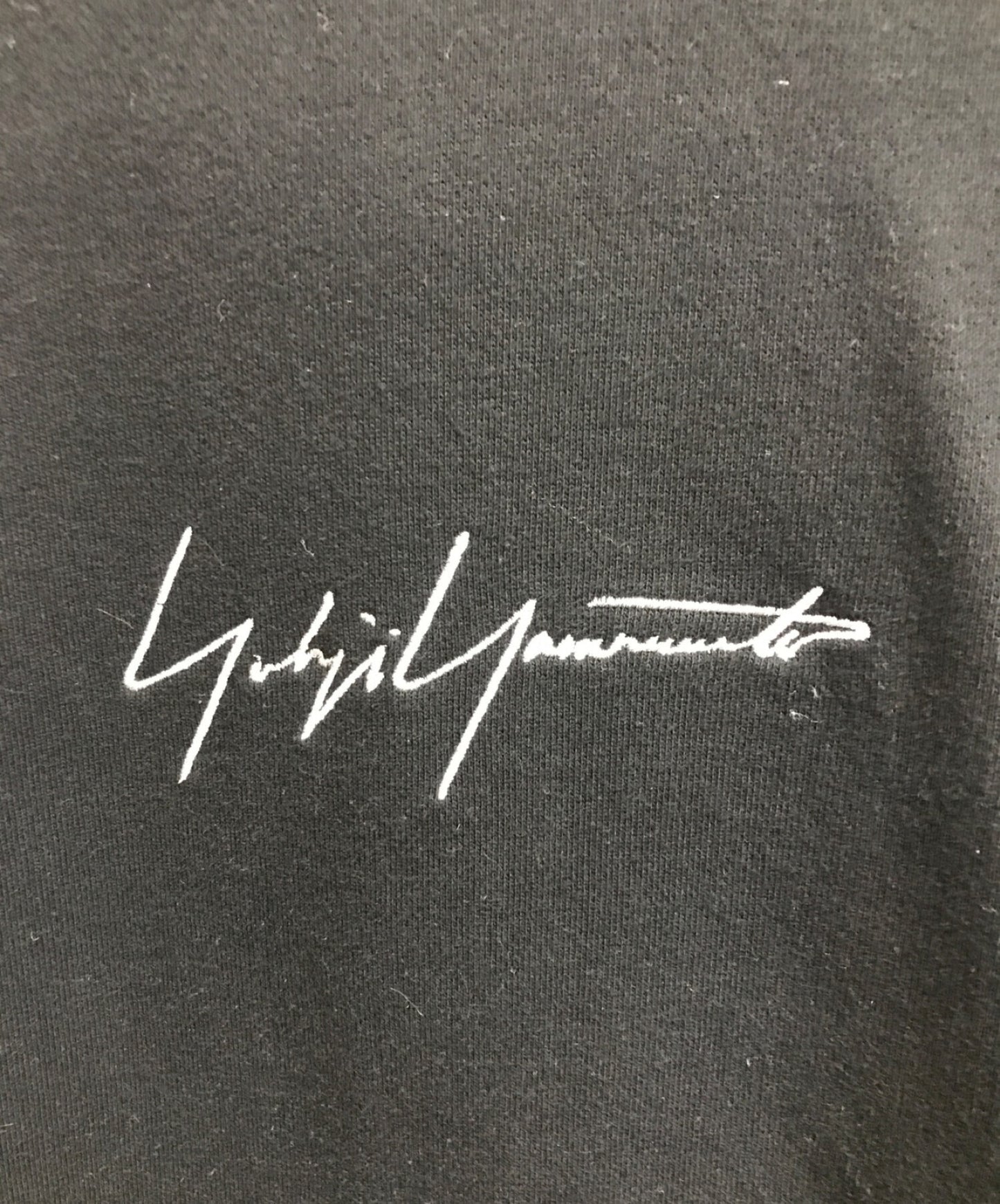 [Pre-owned] Yohji Yamamoto x New Era Signature Logo Embroidery Hoodie FV-T45-077