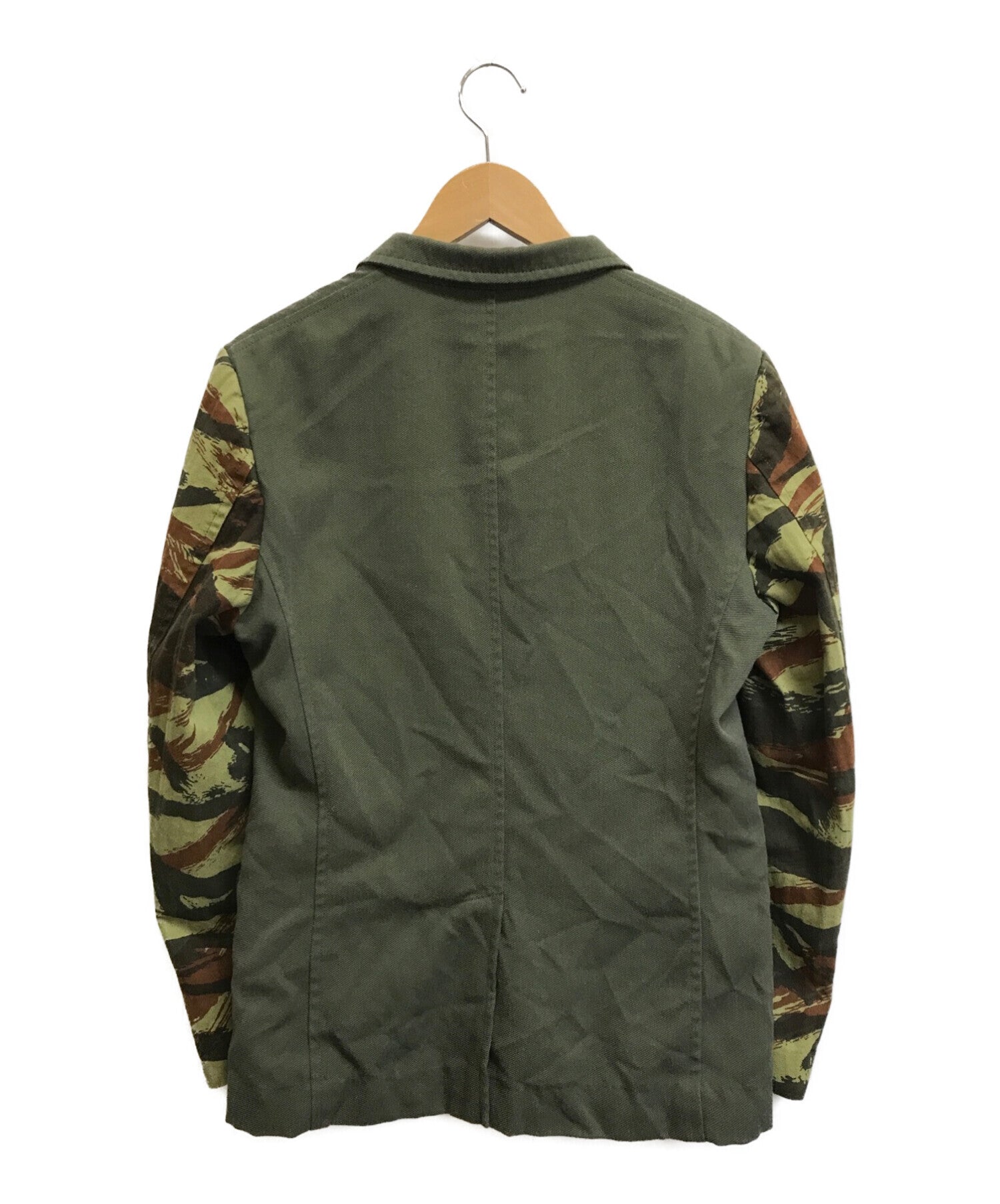 comme des garcons camo jacket