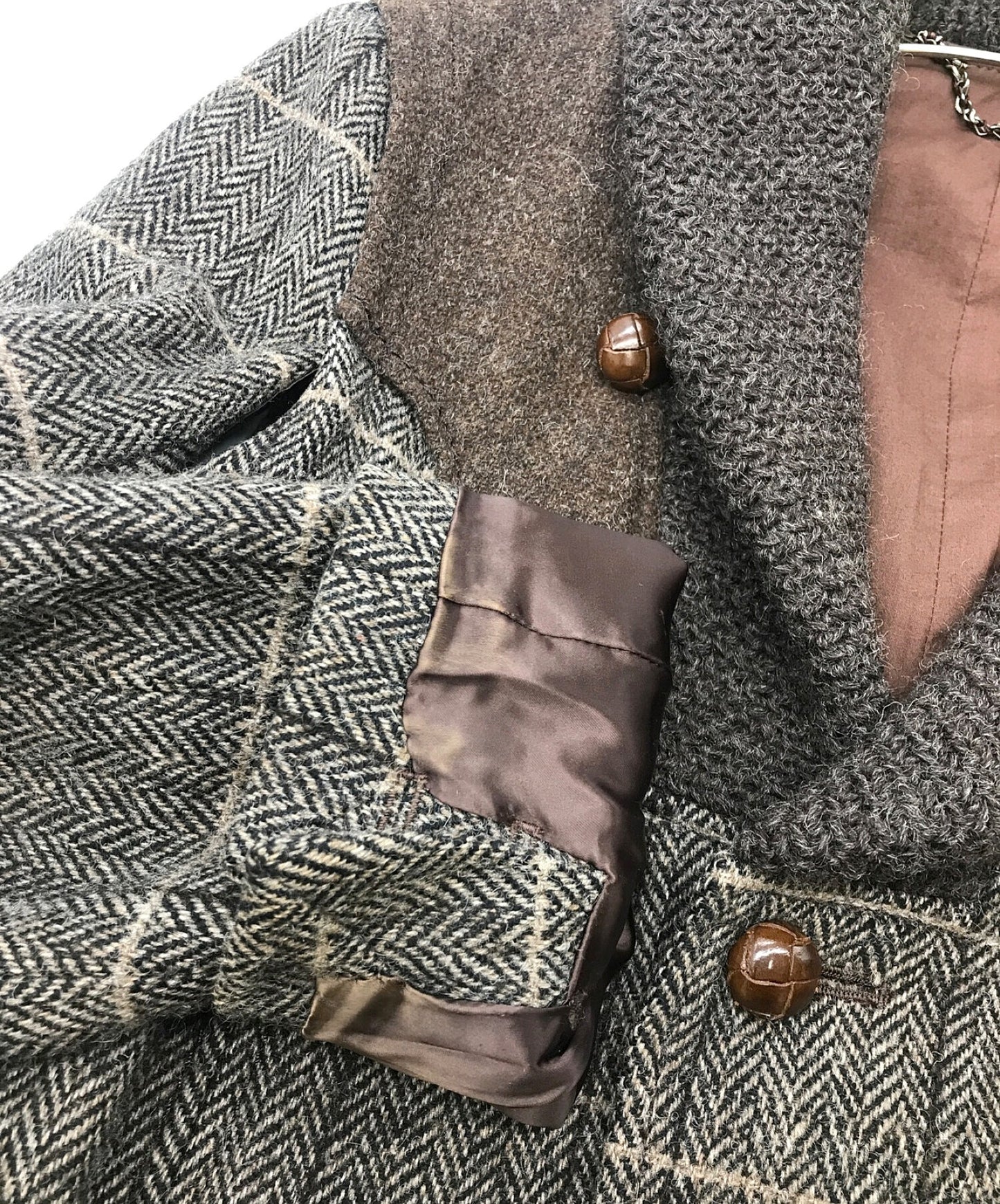 [Pre-owned] NUMBER (N)INE 02AW"GEORGE" period Herringbone Tweed Jacket