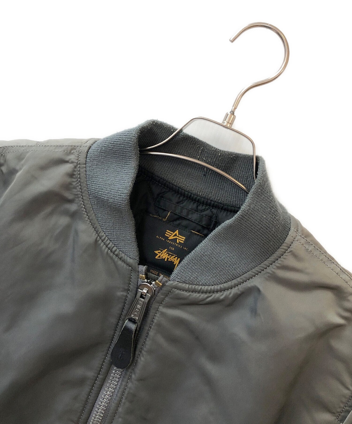 [Pre-owned] stussy 35TH MA-1 (35th anniversary collaboration MA-1 jacket)  MIL-J-82790J