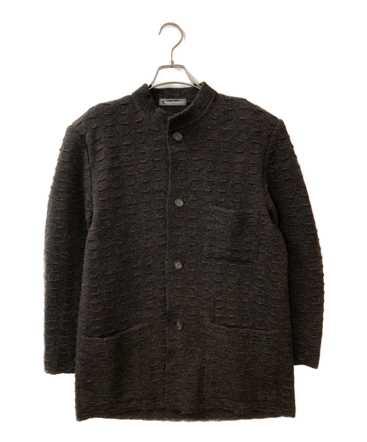 ISSEY MIYAKE MEN wool jacquard jacket ME63517