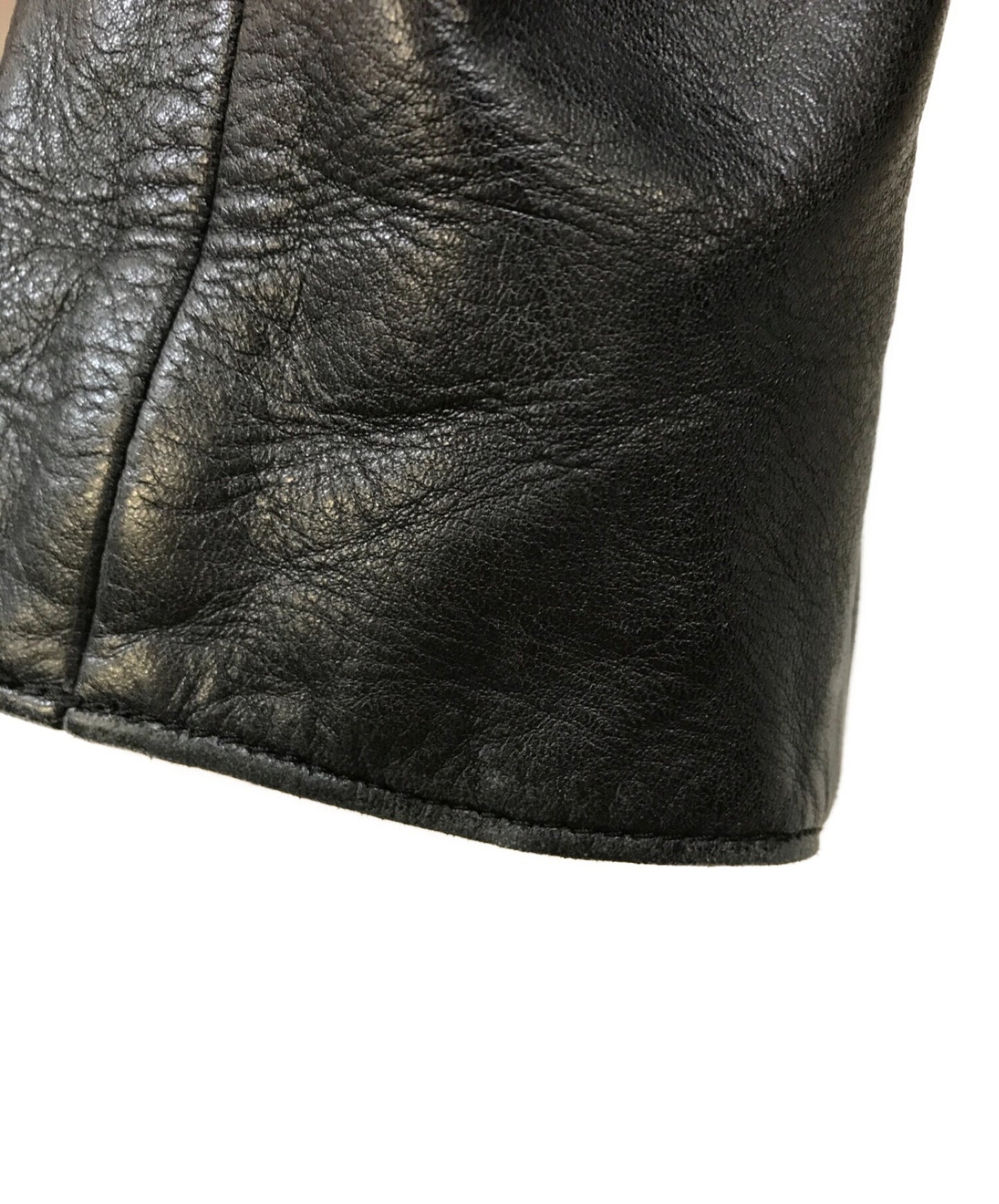 black means Cow Leather Jacket 945-66TJ09-5