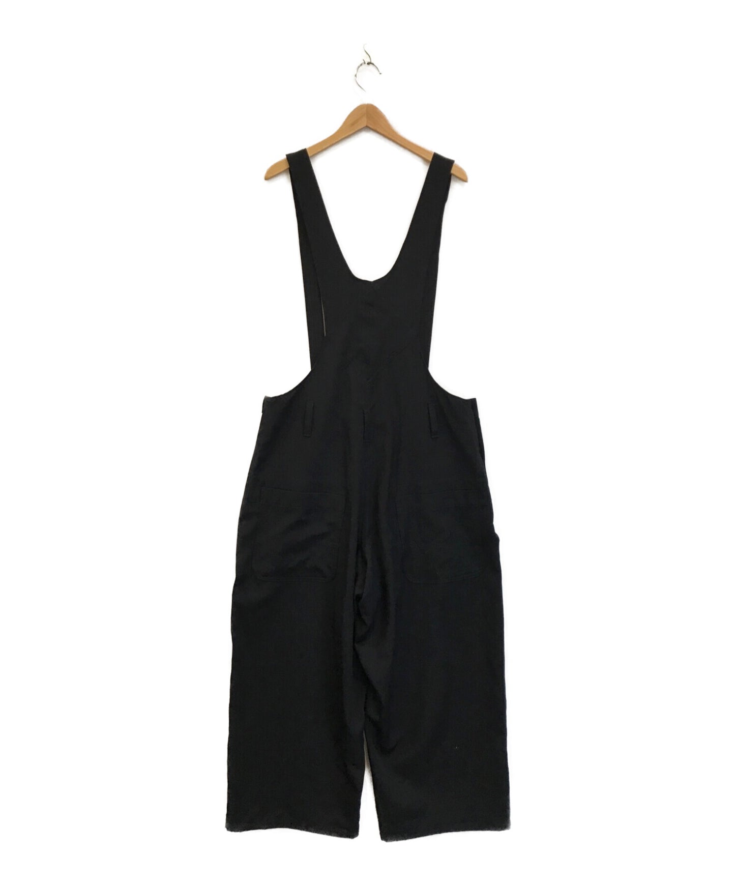 [Pre-owned] Yohji Yamamoto POUR HOMME Wool Gaber Wide Overalls HG-P08-100
