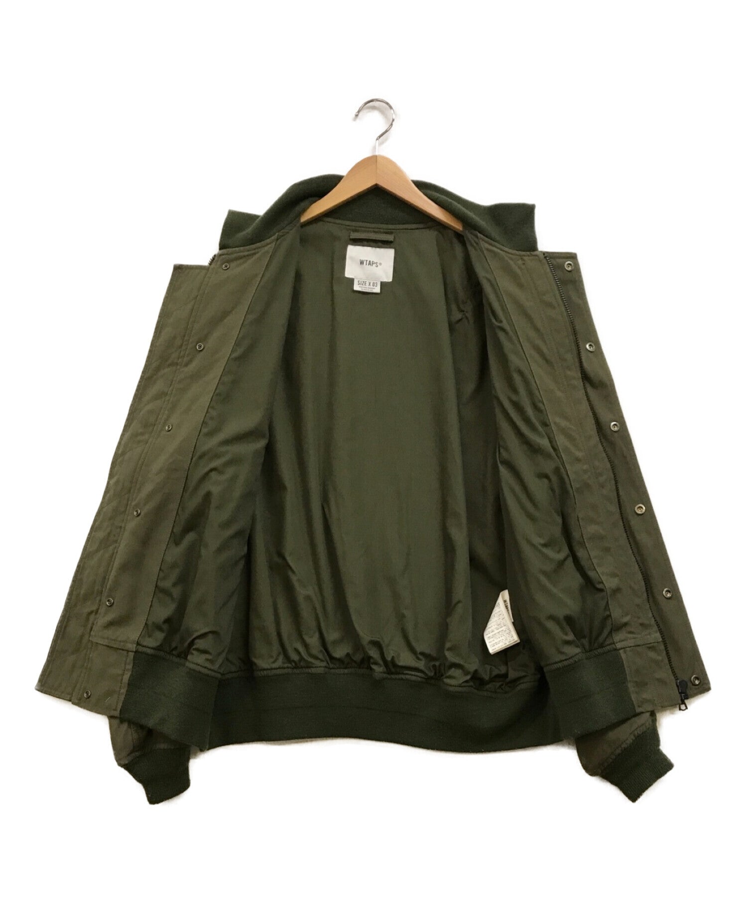 [Pre-owned] WTAPS NYCO. SATIN. CORDURA OLIVE DRAB 211TQDT-JKM01