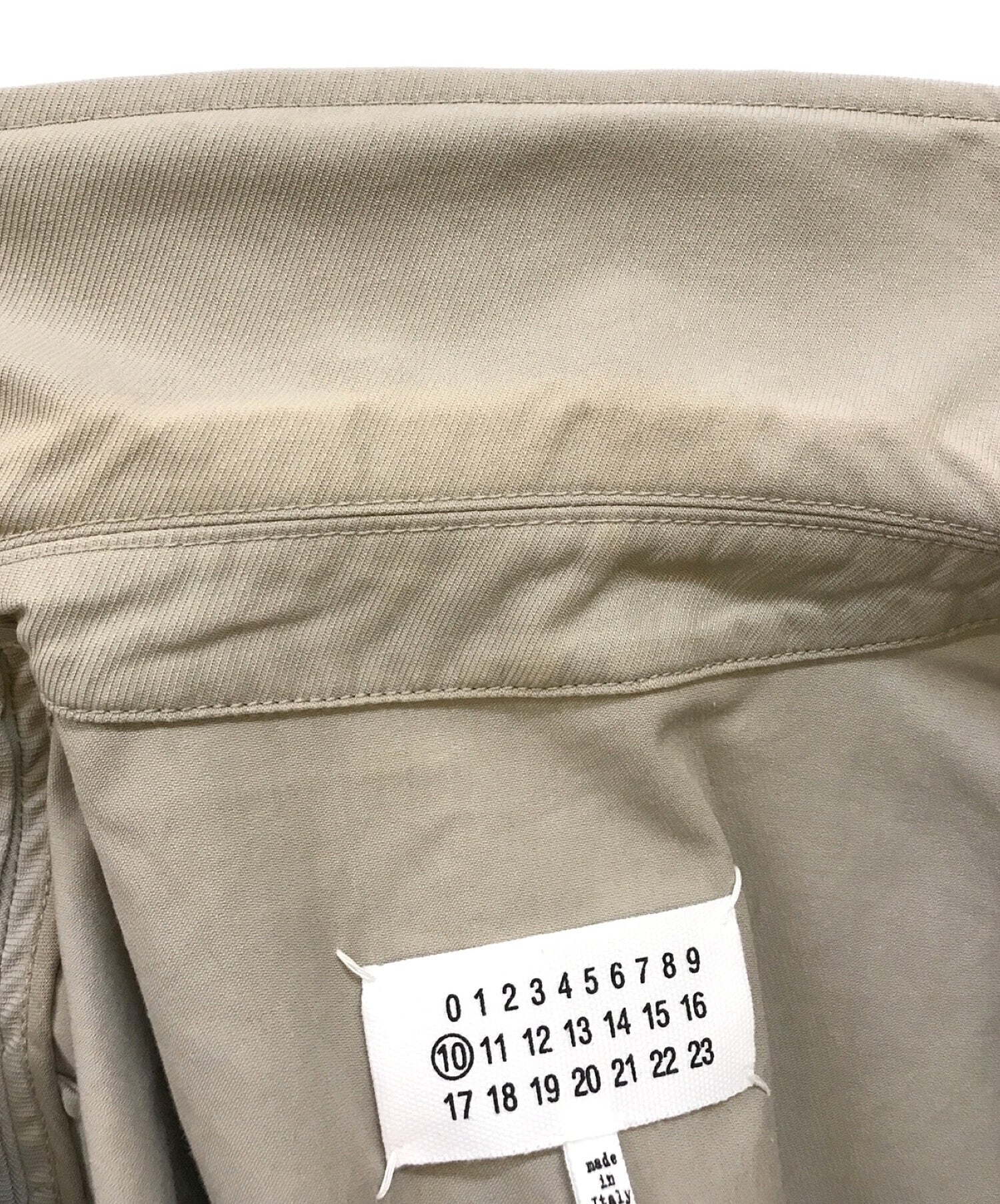 [Pre-owned] Martin Margiela 10 Beaded 5-zip blouson S30AM0330