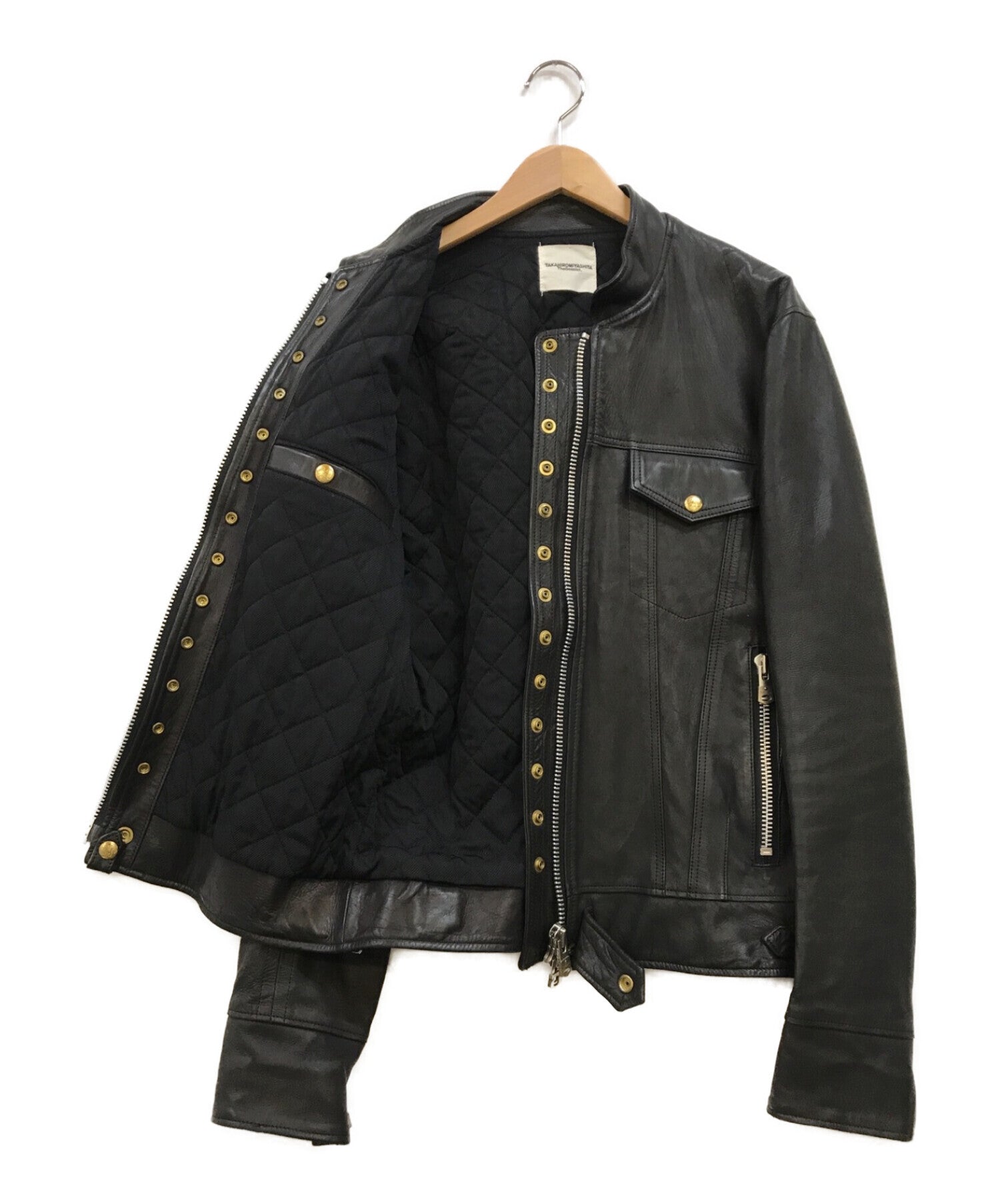 TAKAHIROMIYASHITA TheSoloIst. Cowhide Leather Jacket sj.0029AW16