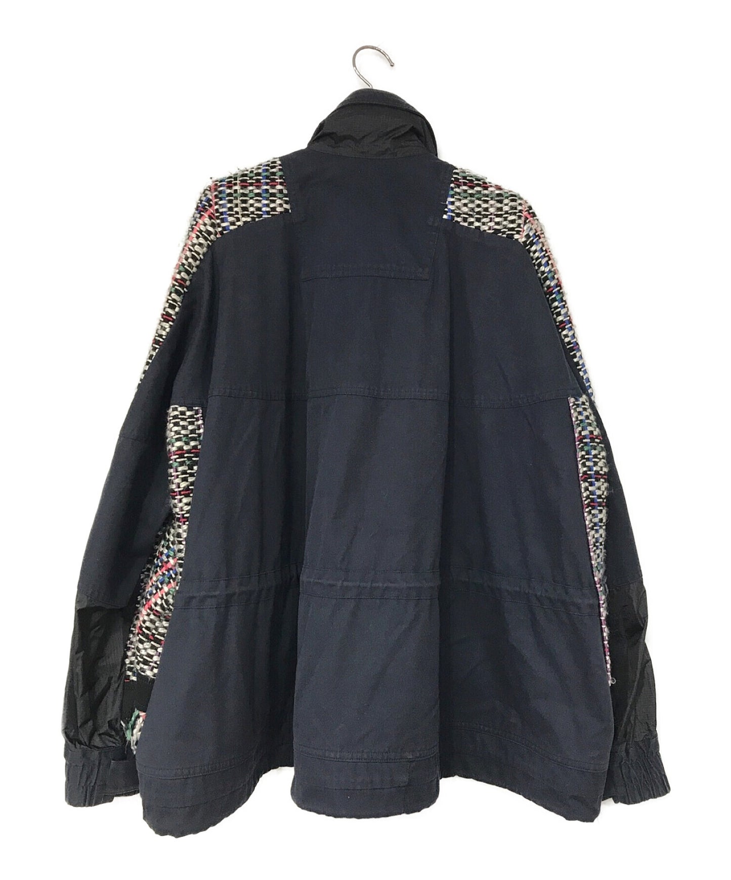 Sacai Tweed軍事碼頭外套