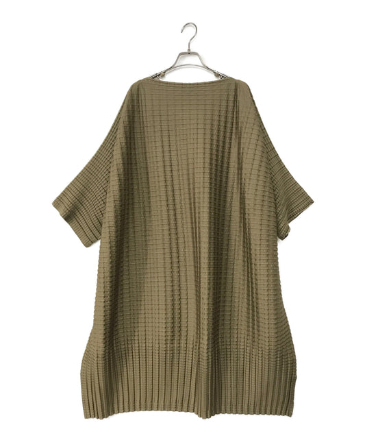 [Pre-owned] PLEATS PLEASE Three-dimensional pleated oversized silhouette top PP81-JT542