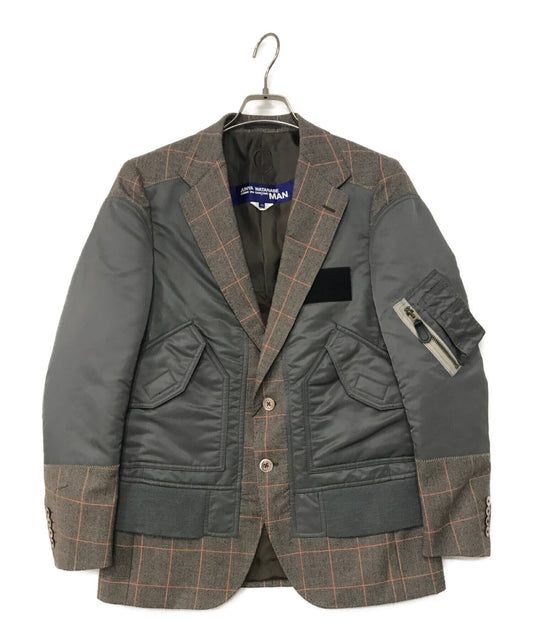 [Pre-owned] COMME des GARCONS JUNYA WATANABE MAN MA-1 Switching Plaid Jacket WF-J024