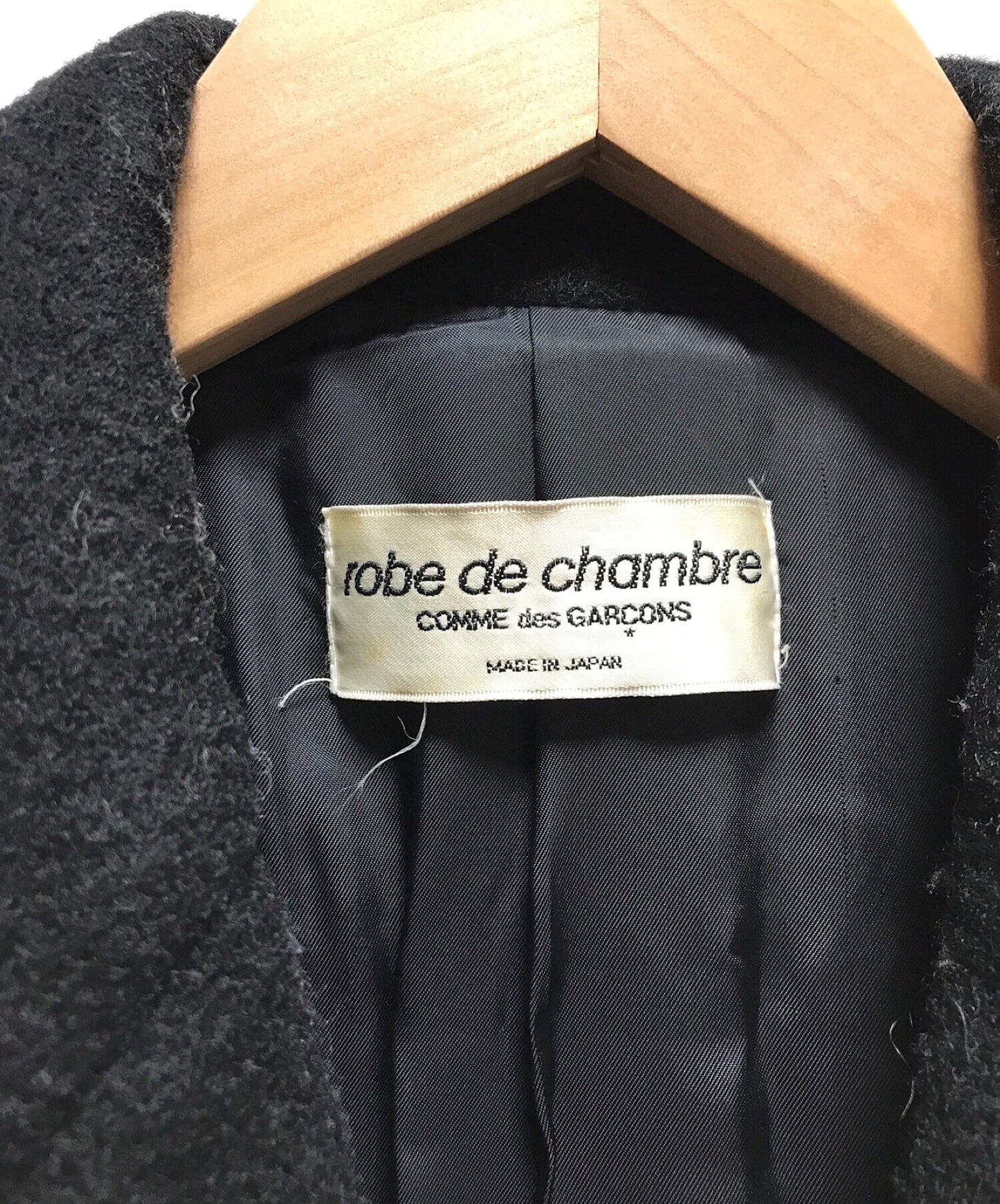 COMME des GARCONS Wool Chester Coat | Archive Factory