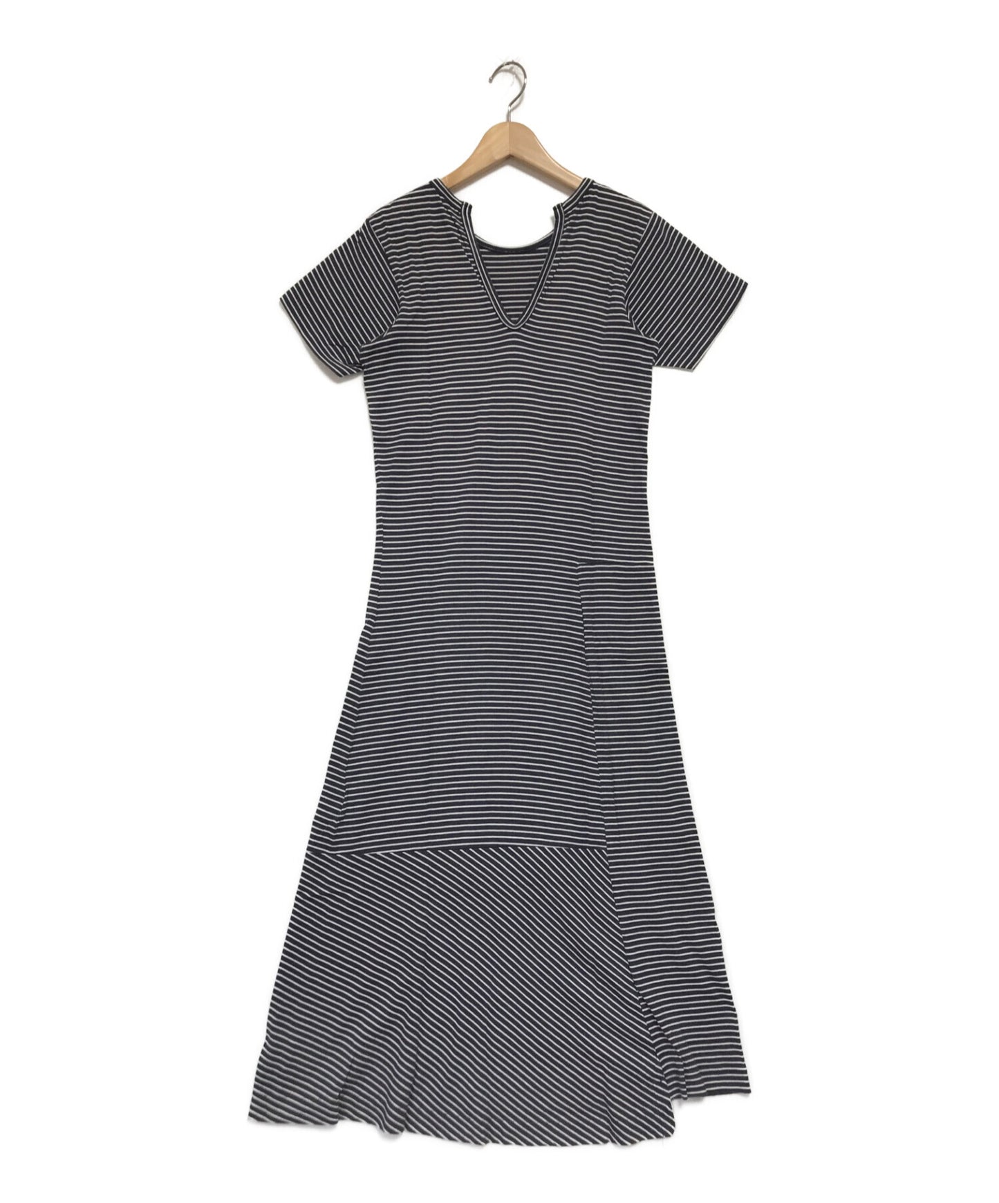 [Pre-owned] ROBE DE CHAMBRE COMME DES GARCONS Striped Flared Dress RE-T036