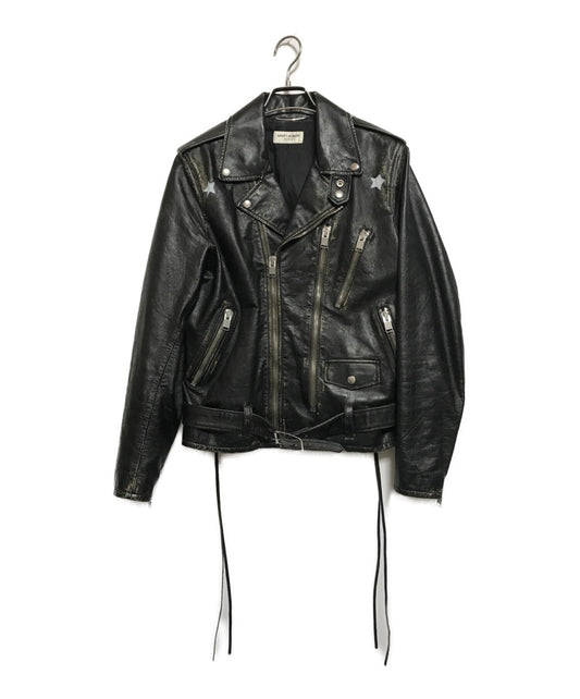 Saint Laurent Paris Vintage calf leather double rider 455923 Y5QD1