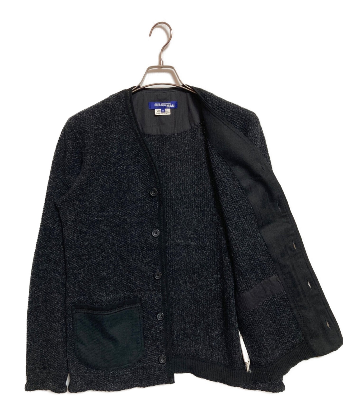 [Pre-owned] COMME des GARCONS JUNYA WATANABE MAN Elbow Patch Knit Cardigan WP-T018