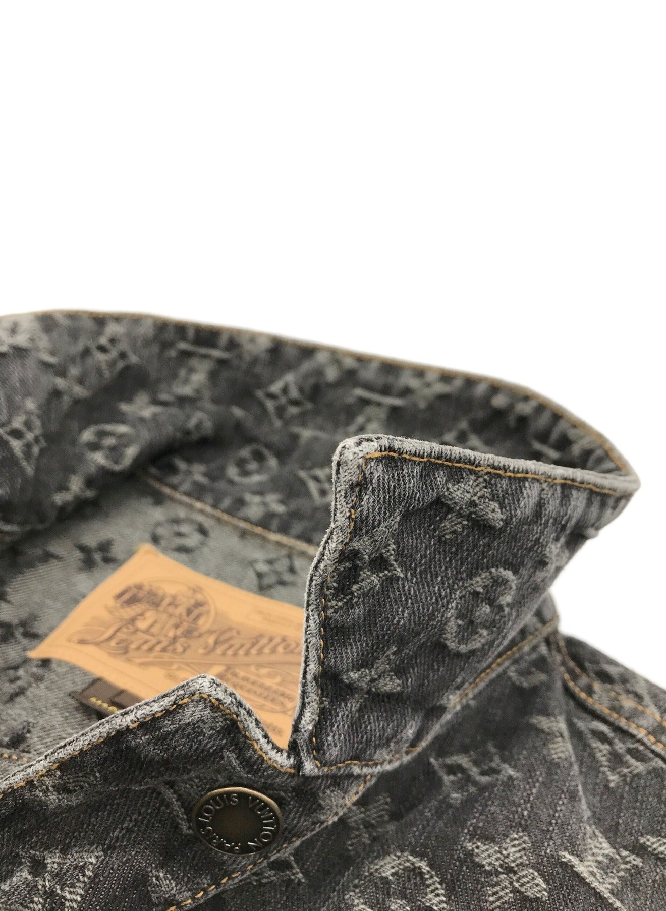 Louis Vuitton Kim Jones Monogram Denim Jacket  Savonches