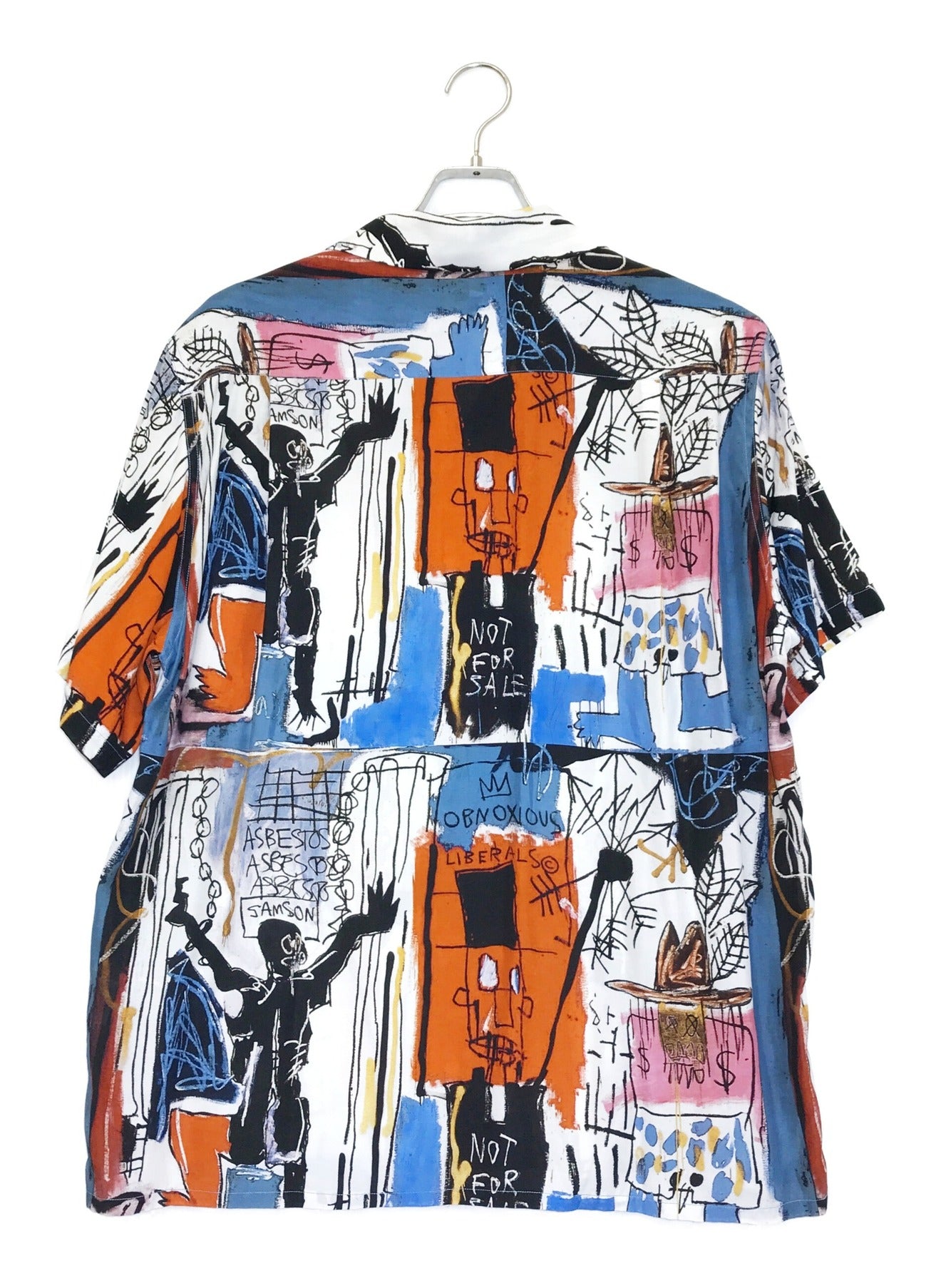 WACKO MARIA JEAN-MICHEL BASQUIAT / HAWAIIAN SHIRT (TYPE-3) (Jean-Michel Basquiat Hawaiian Shirt Type-3)