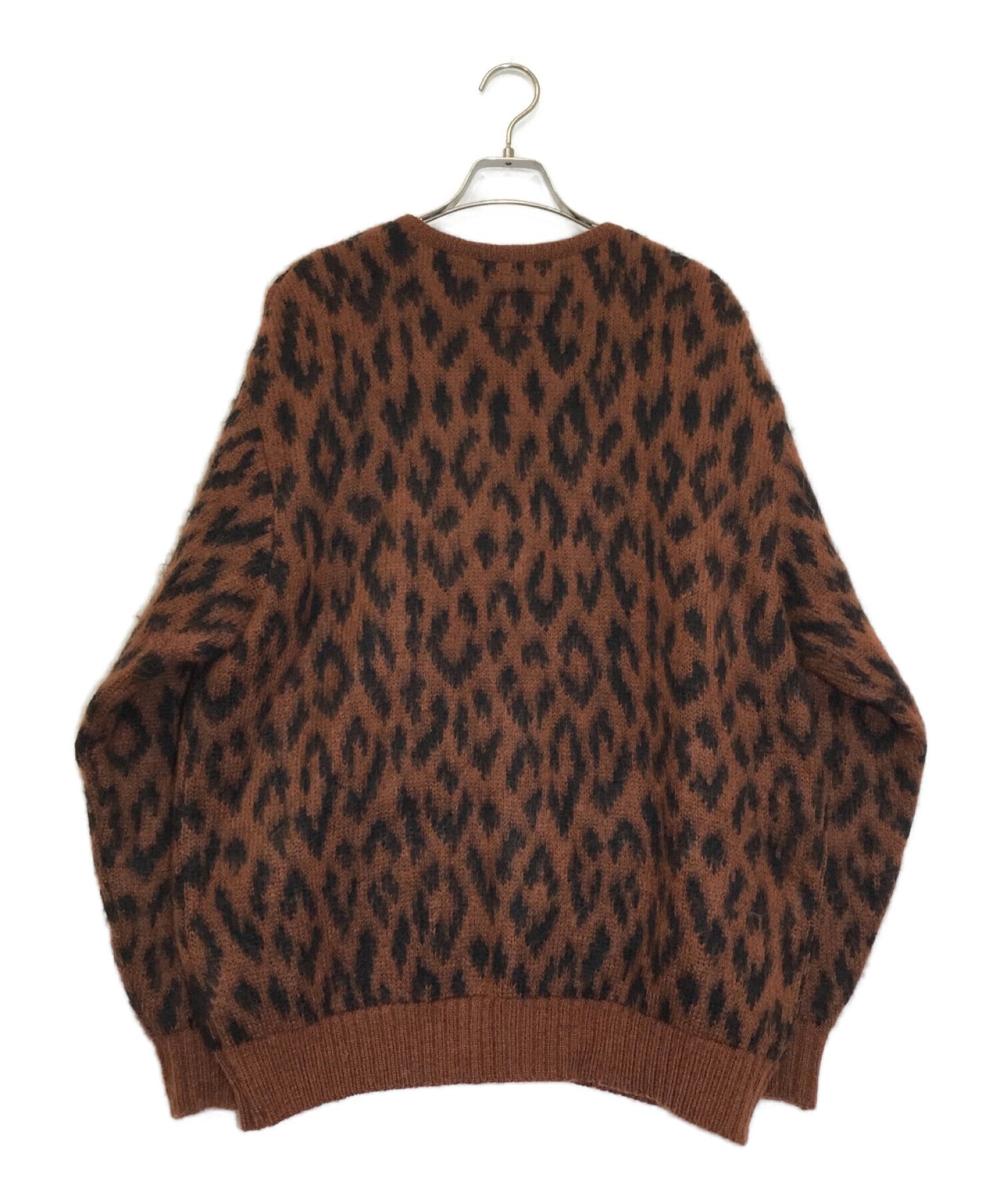 Wacko Maria Leopard重型Mohair羊毛衫