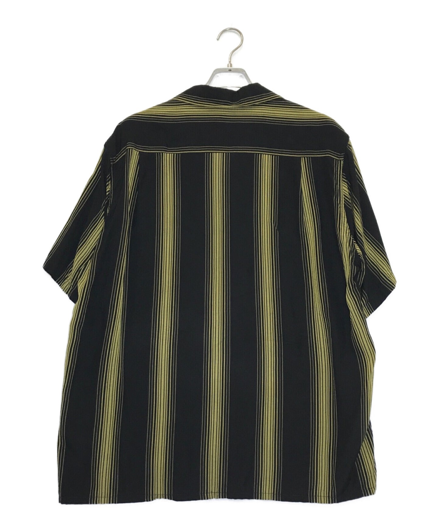 WACKO MARIA STRIPED OPEN COLLAR SHIRT S/S 22SS-WMS-OC14