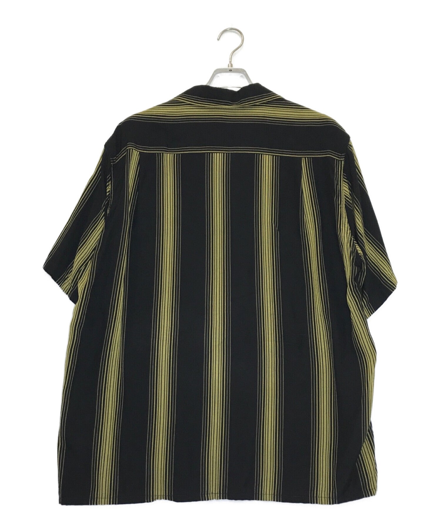 WACKO MARIA STRIPED OPEN COLLAR SHIRT S/S 22SS-WMS