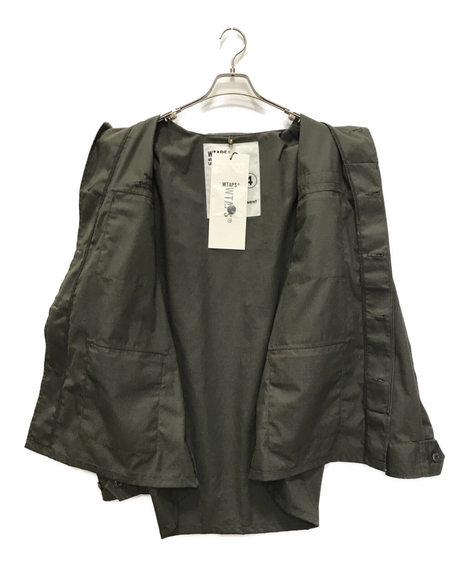 [Pre-owned] WTAPS Jungle LS Shirt Olive Drab 222wvdt-shm03