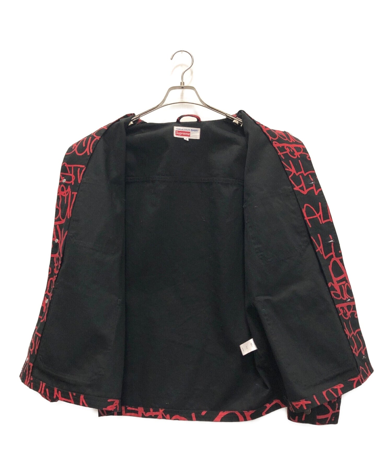 [Pre-owned] COMME des GARCONS SHIRT×SUPREME Cotton Painted Canvas Chore Coat