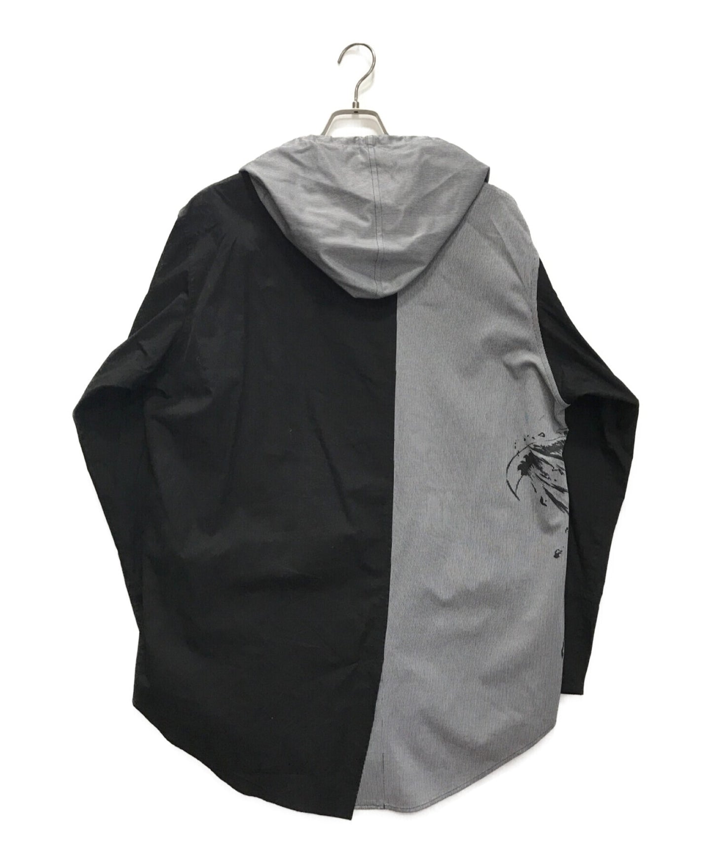 GROUND Y Hoodie Shirt Rengoku Black GQ-B03-805