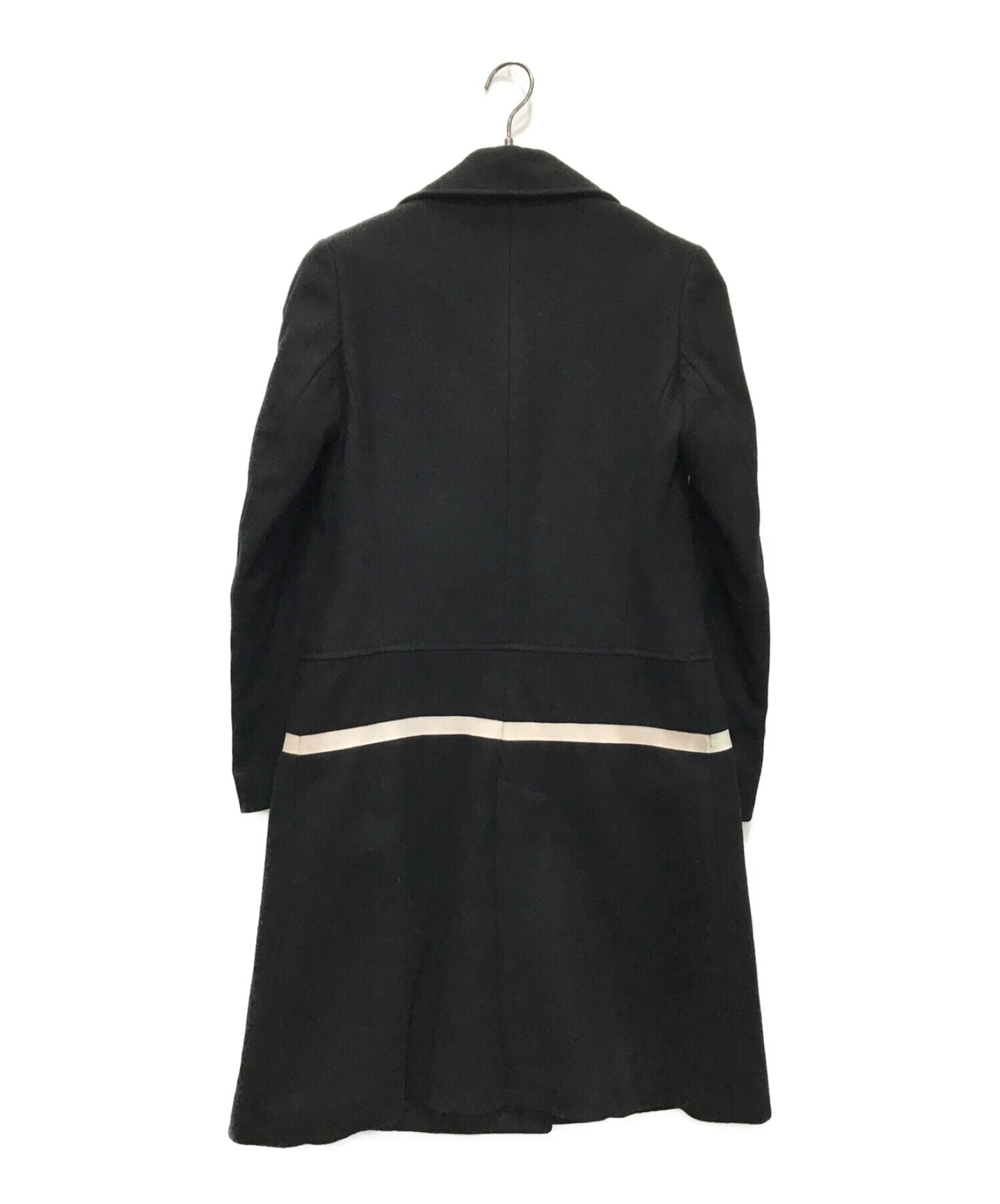 HELMUT LANG painted-line melton coat | Archive Factory