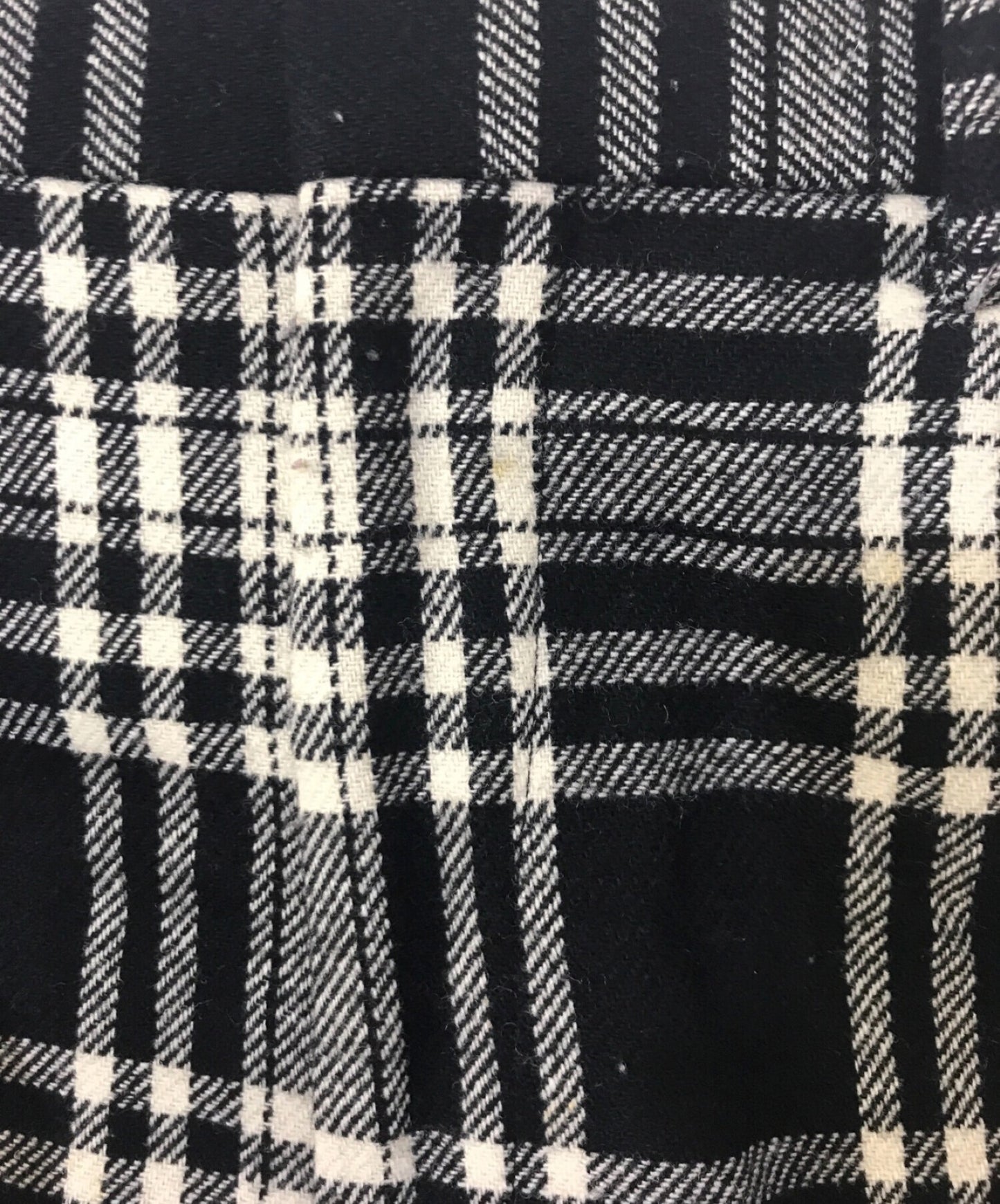 COMME des GARCONS Wool check skirt pants GP-040280