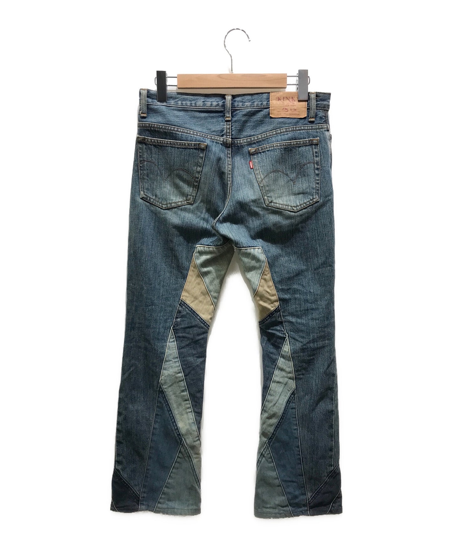 Hysteric Glamour Patchwork Flared Denim Pants