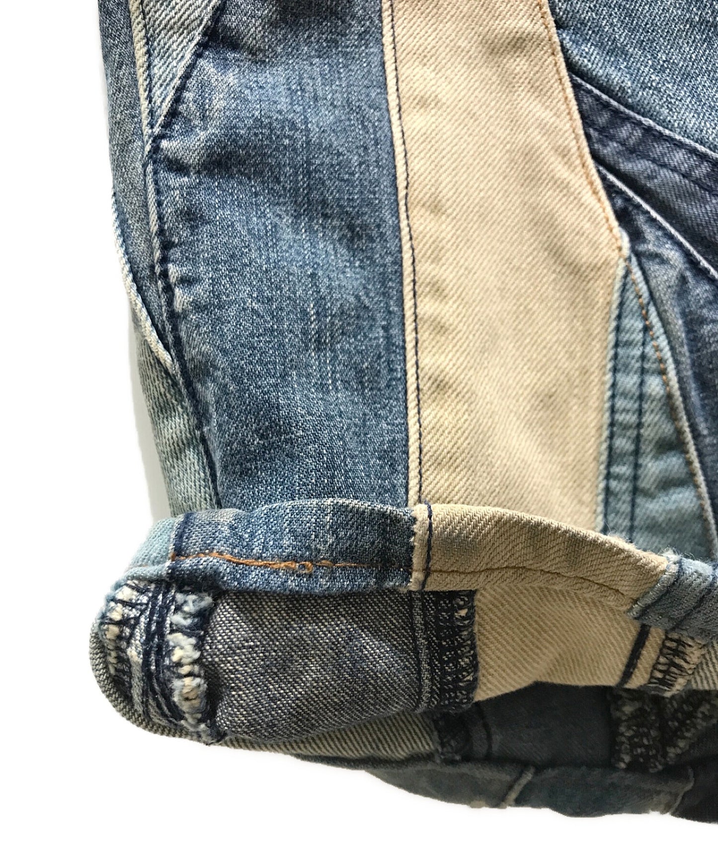 [Pre-owned] Hysteric Glamour Patchwork Flared Denim Pants
