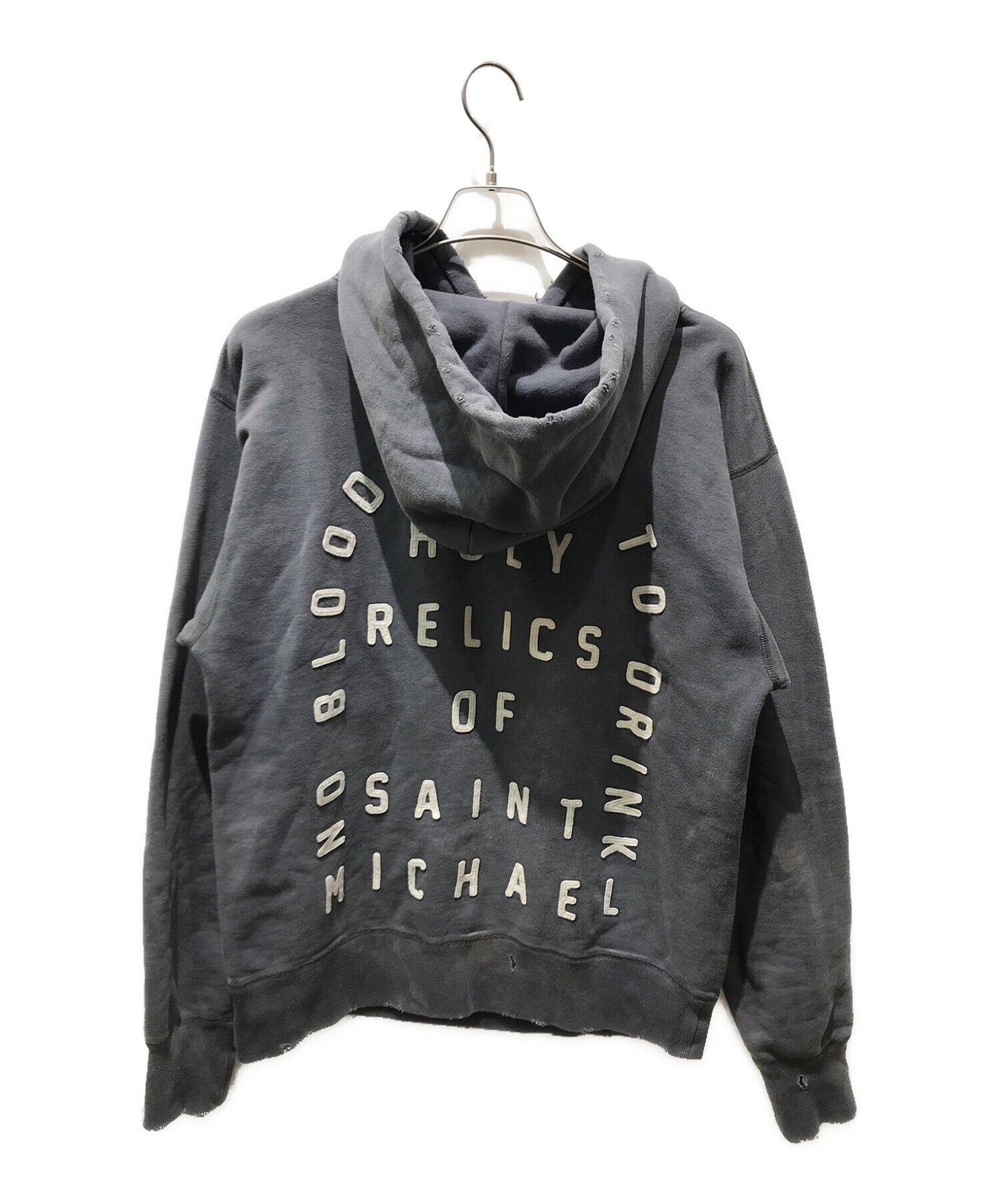 SAINT MICHAEL Holly Relix Hoodie SM-S21-0000-019 SM-S21-0000-019