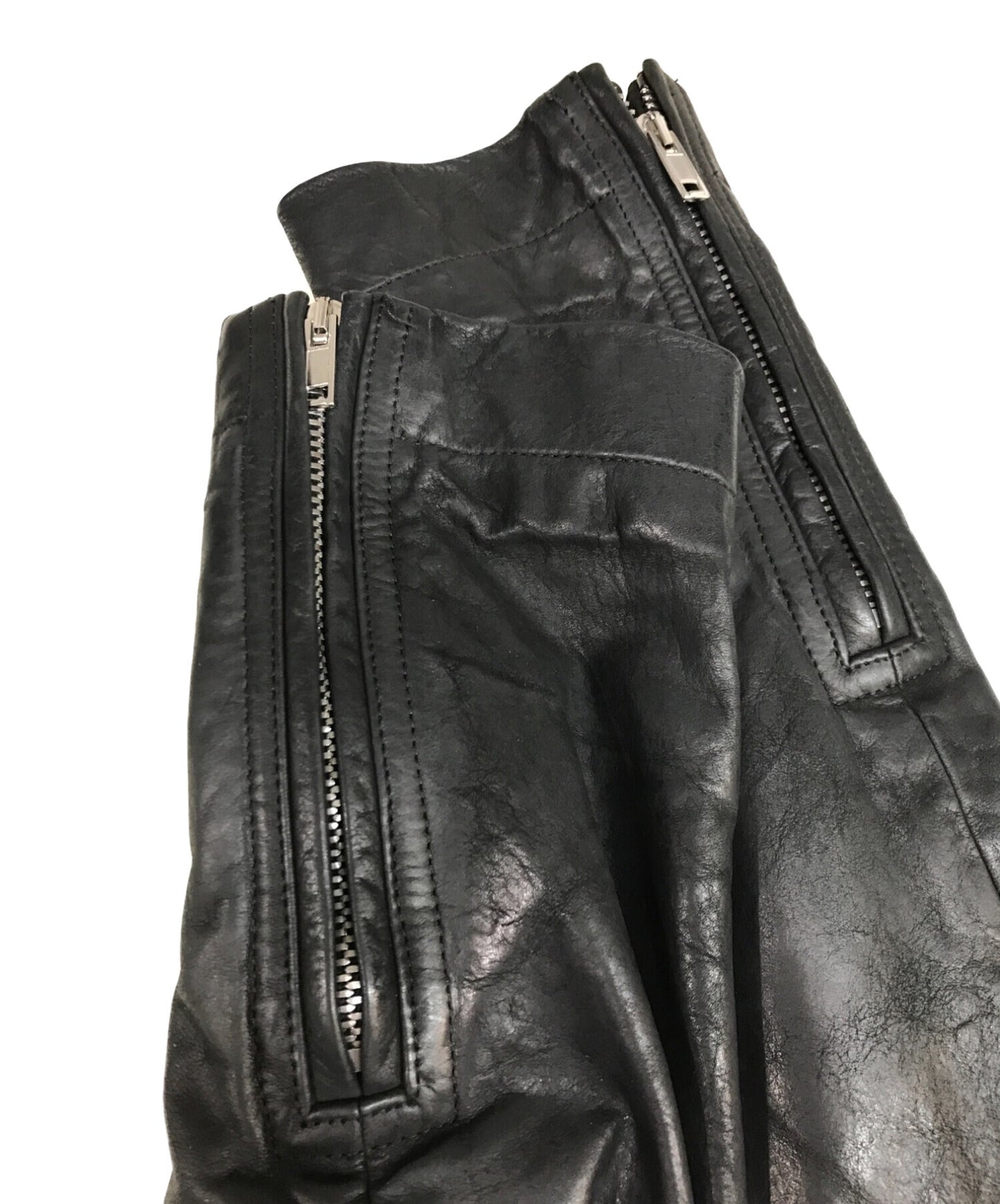 RICK OWENS 16FW LGWカーフレザー CYCLOPS 46 黒 56%割引 - n3quimica