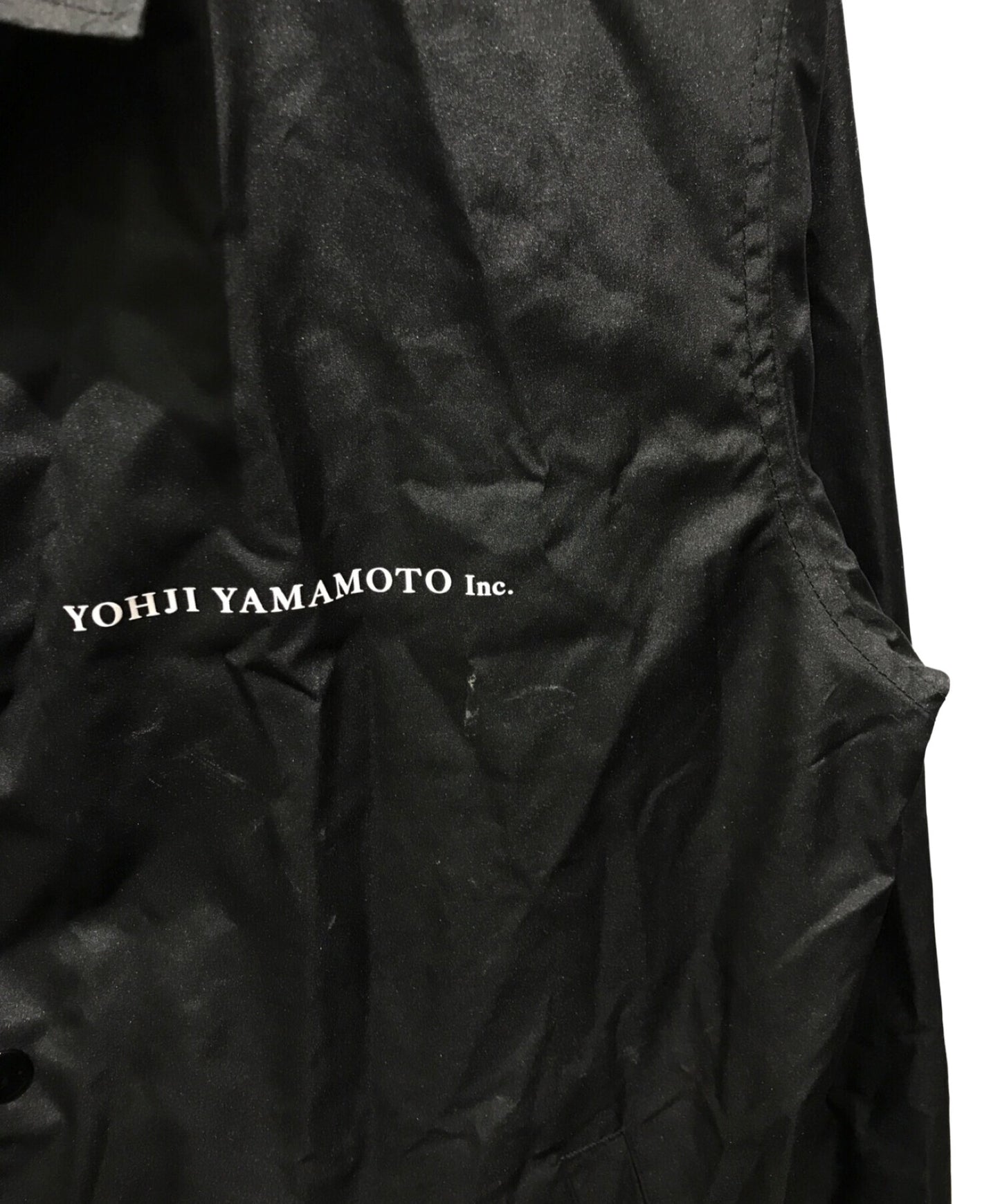 [Pre-owned] YOHJI YAMAMOTO Corporate Logo Nylon Coach Jacket YL-Y01-930 00th Anniversary YL-Y01-930