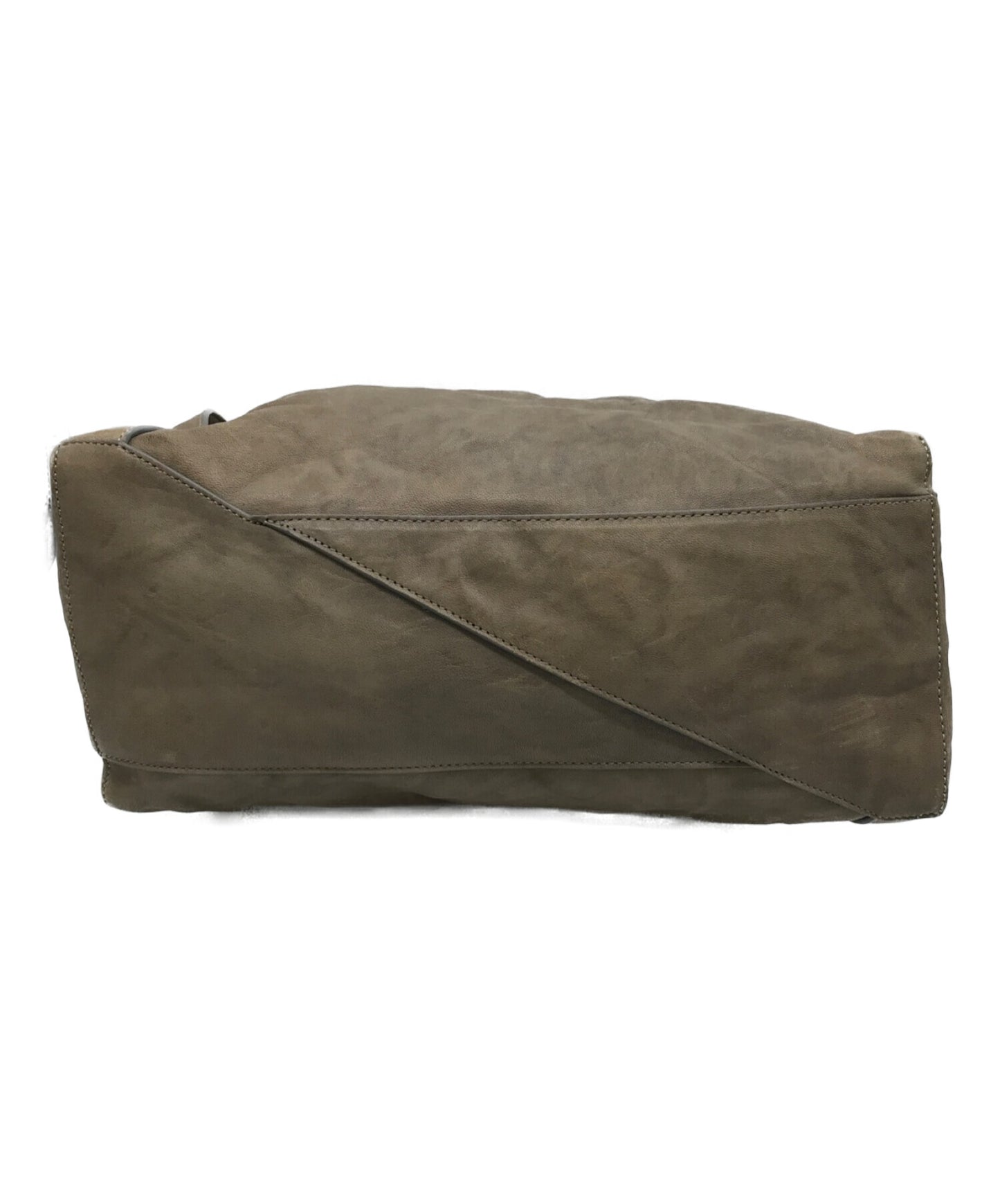 [Pre-owned] discord Yohji Yamamoto Profile(S) Leather handbag DH-I10-704
