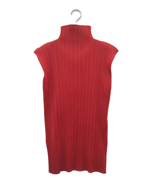 [Pre-owned] PLEATS PLEASE Bottle Neck Sleeveless Cut and Sewn PP04-JK603