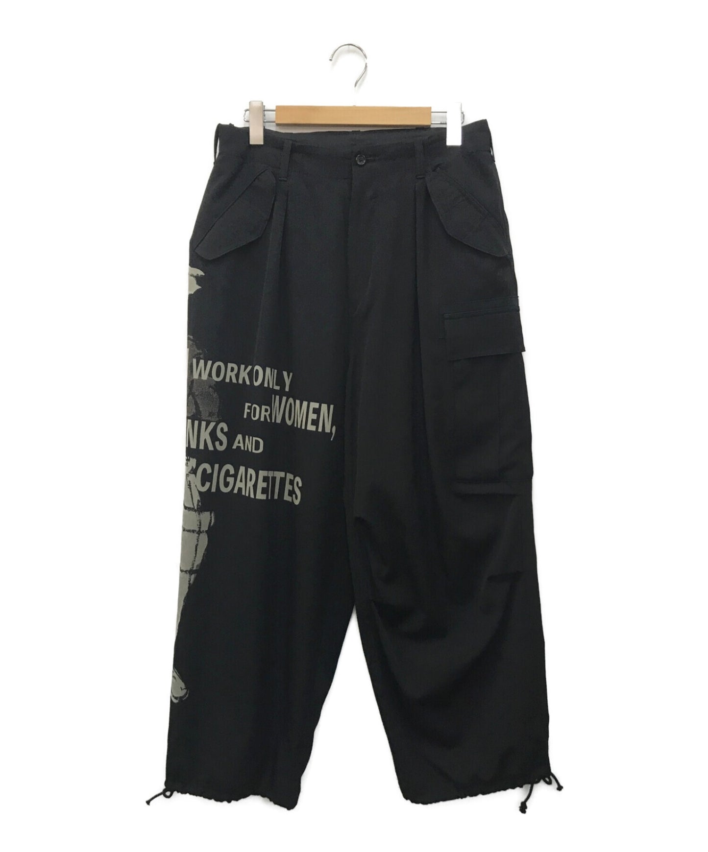 Yohji Yamamoto pour homme 17AW Printed Balloon Pants HK-P47-131