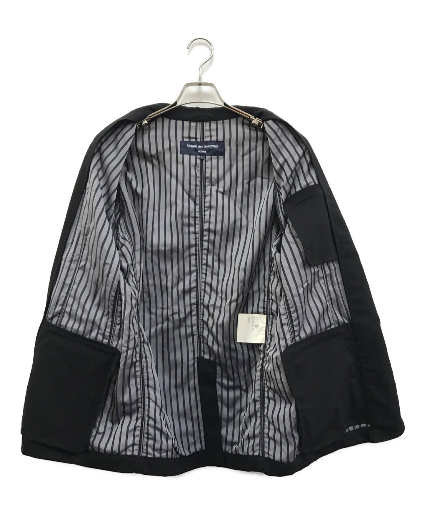 [Pre-owned] COMME des GARCONS Product-dyed poly shrink-wrap tailored jacket HQ-J007